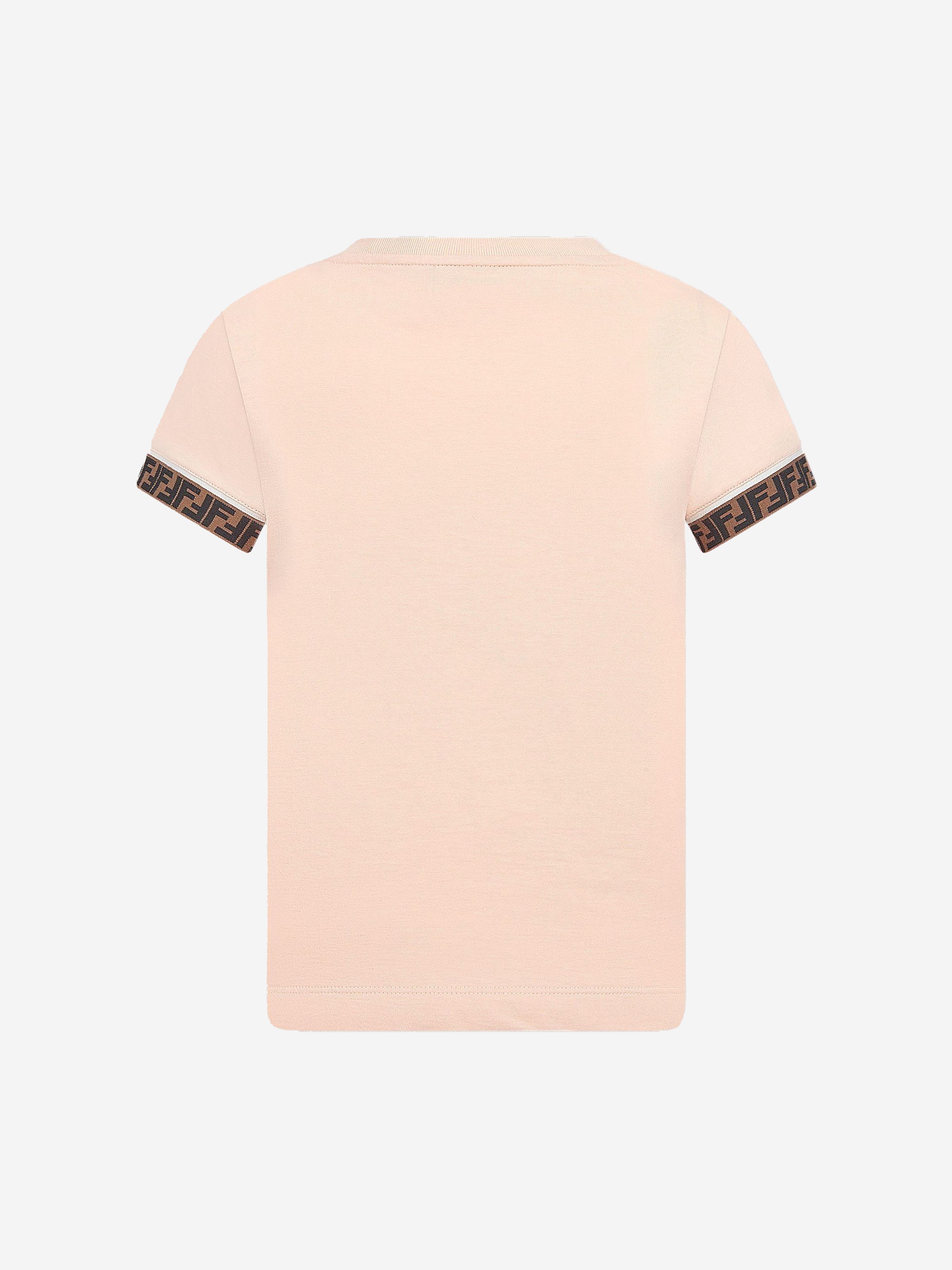 Unisex Cotton FF Logo Trim T-Shirt