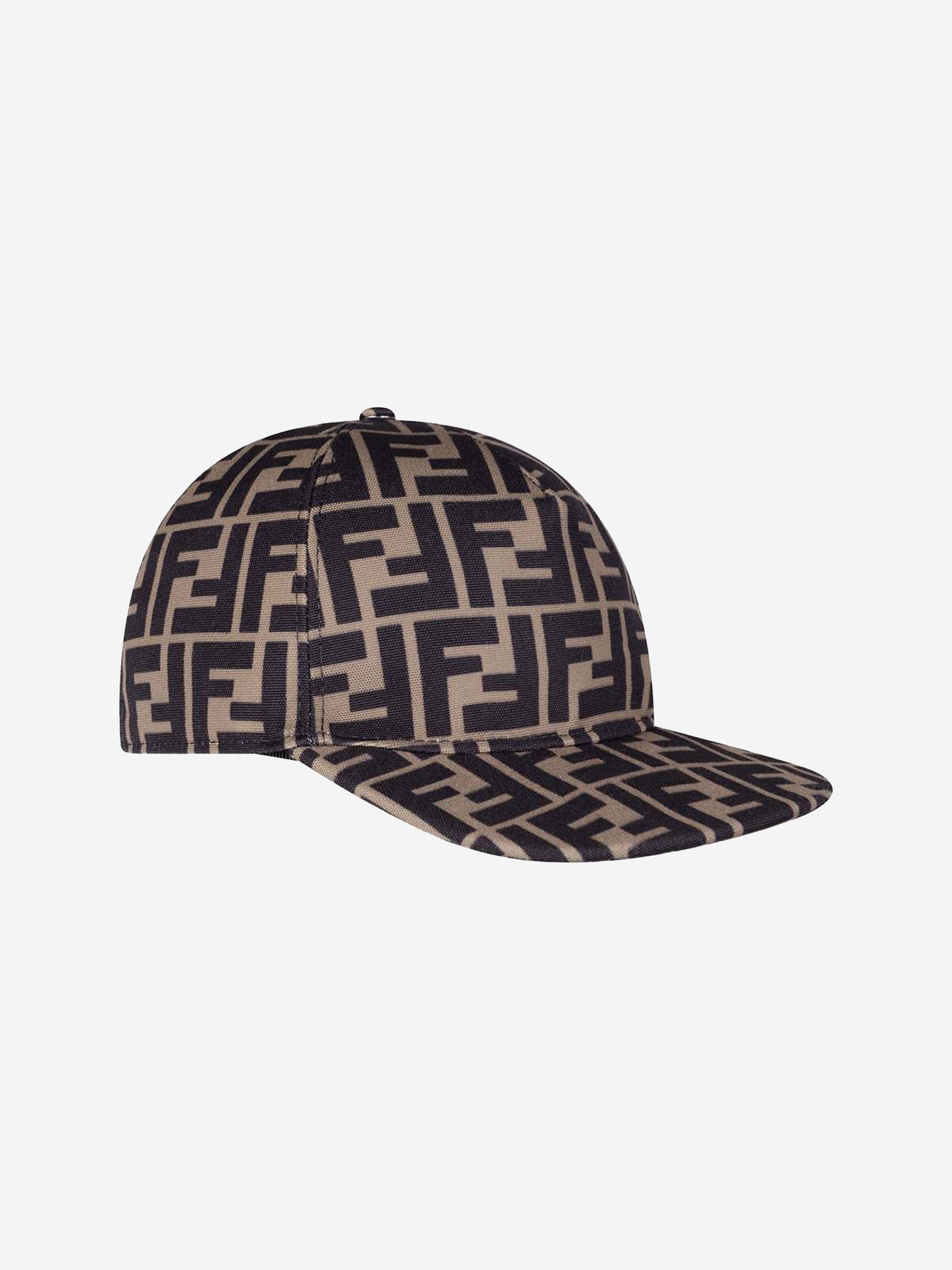 Kids Zucca Logo Cap in Brown