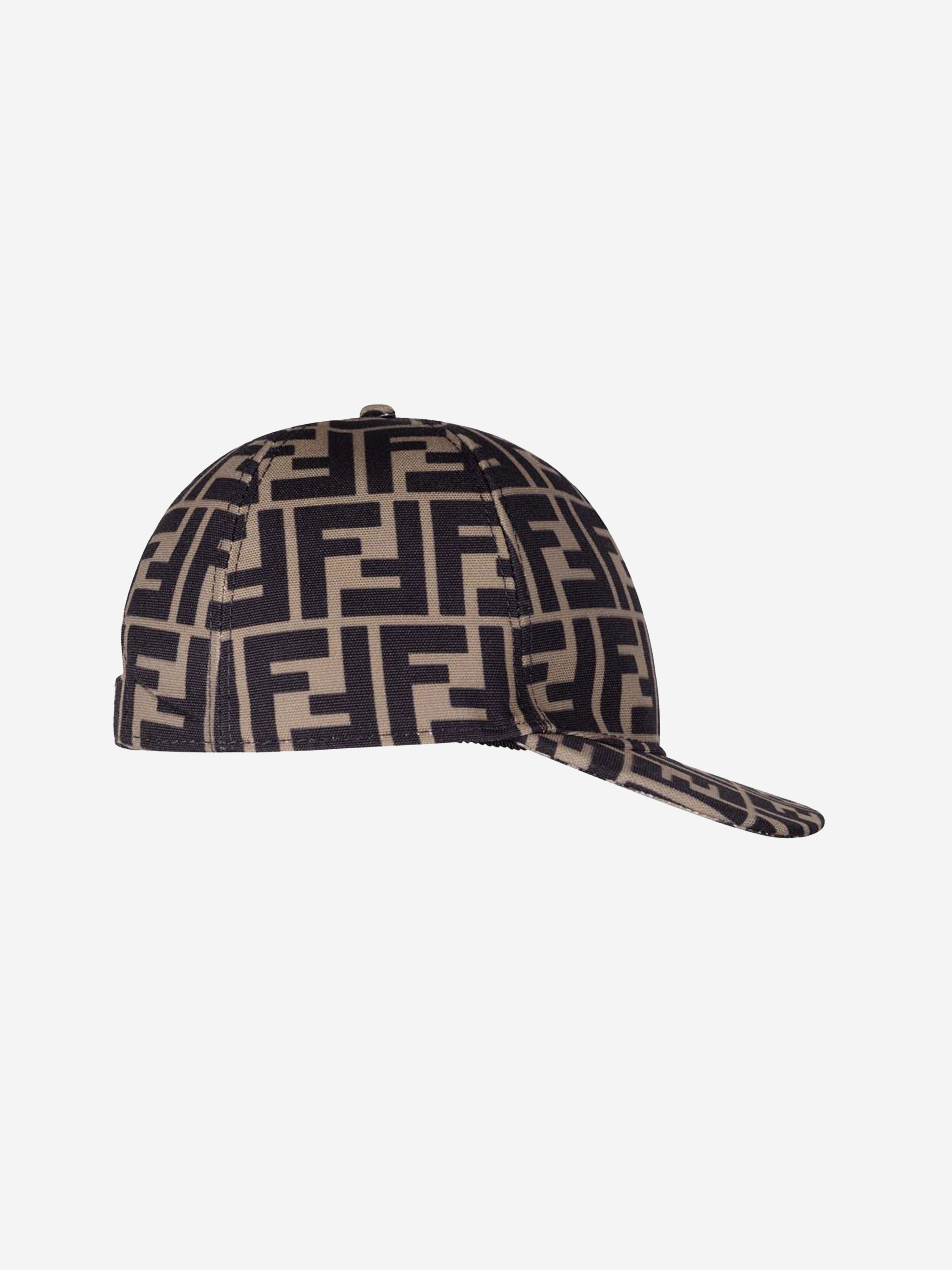 Kids Zucca Logo Cap in Brown