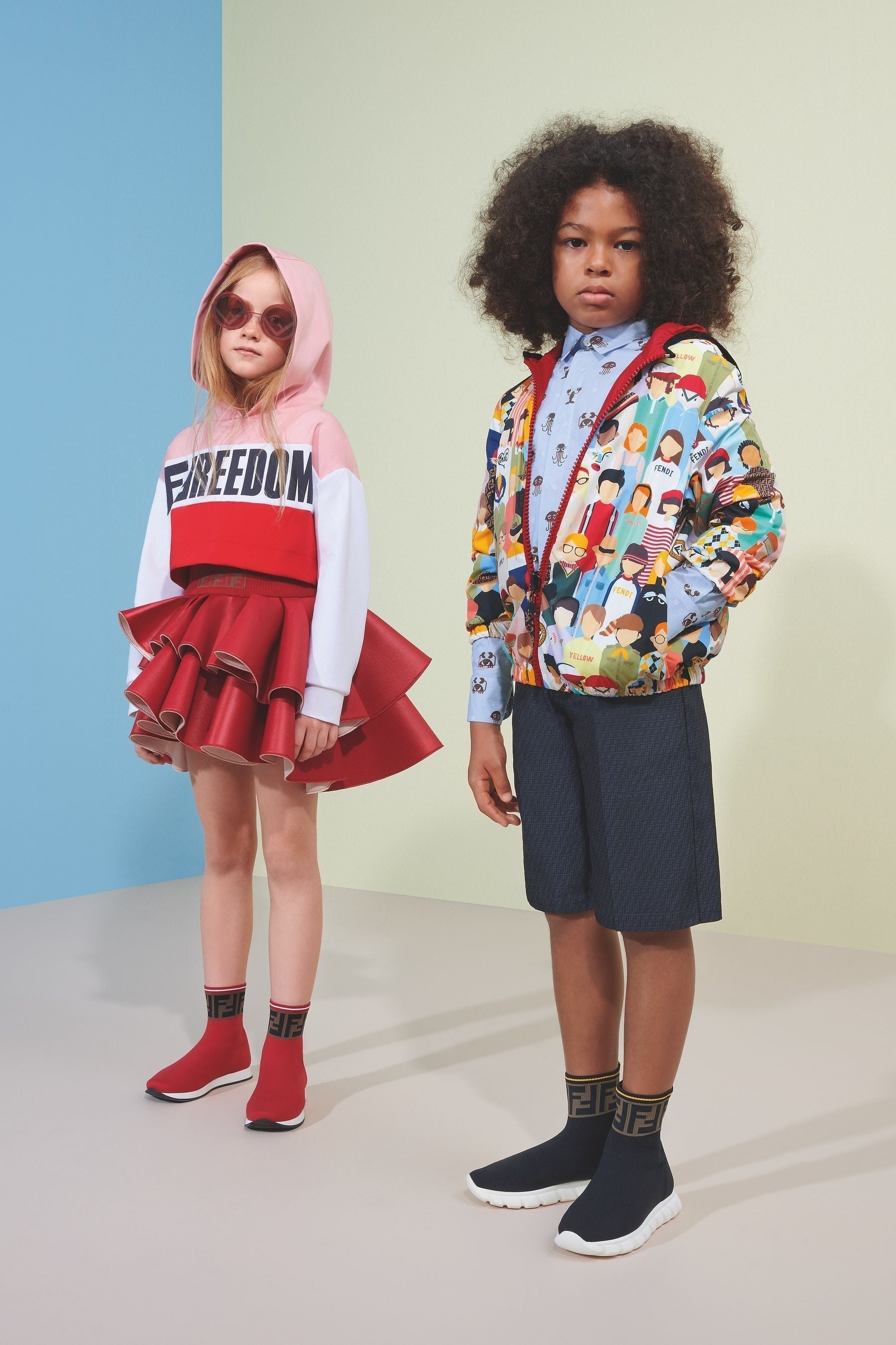 Fendi Kids Speed Trainers - Black Speed Trainers