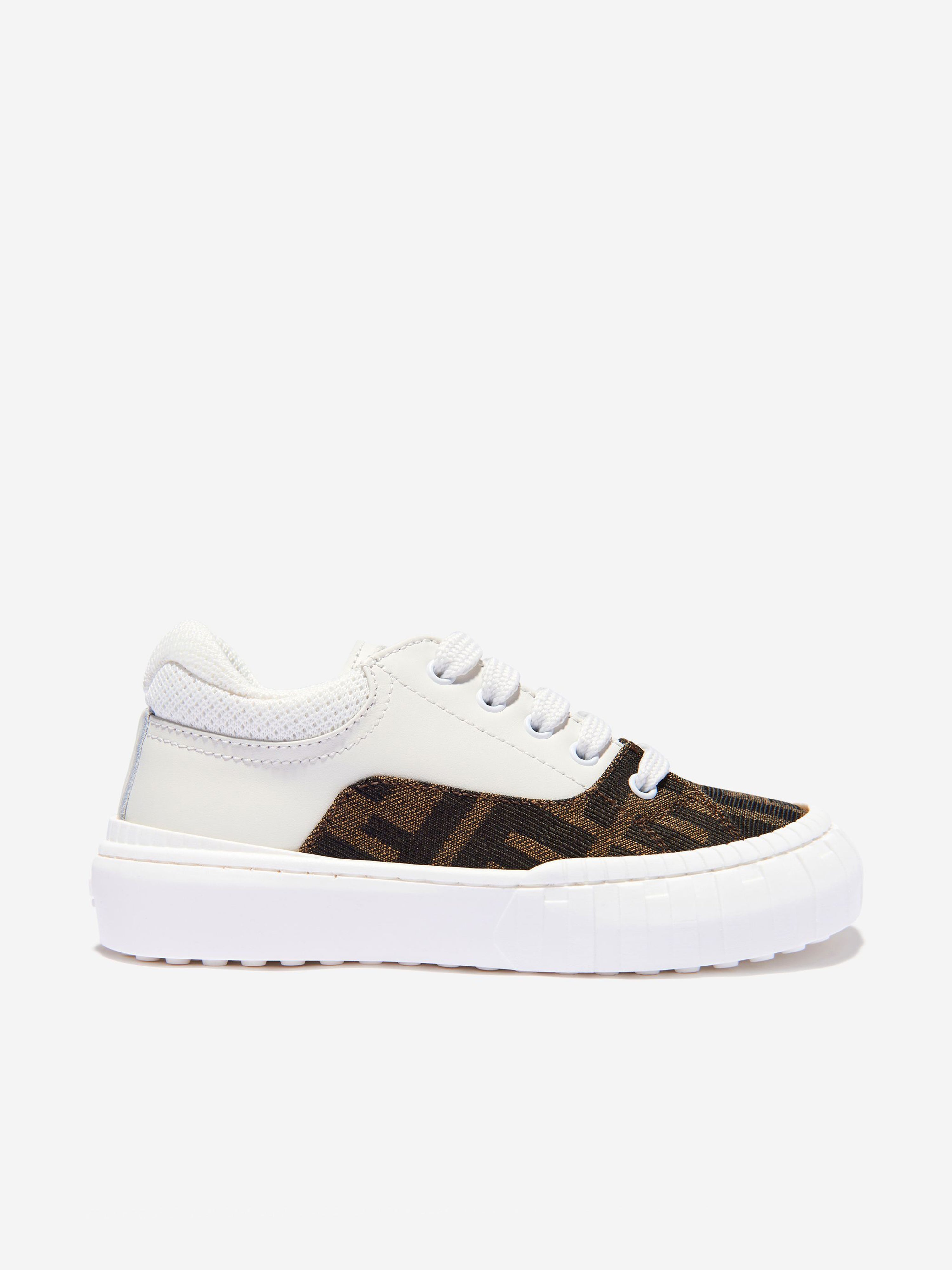 Kids FF Logo Trainers in White