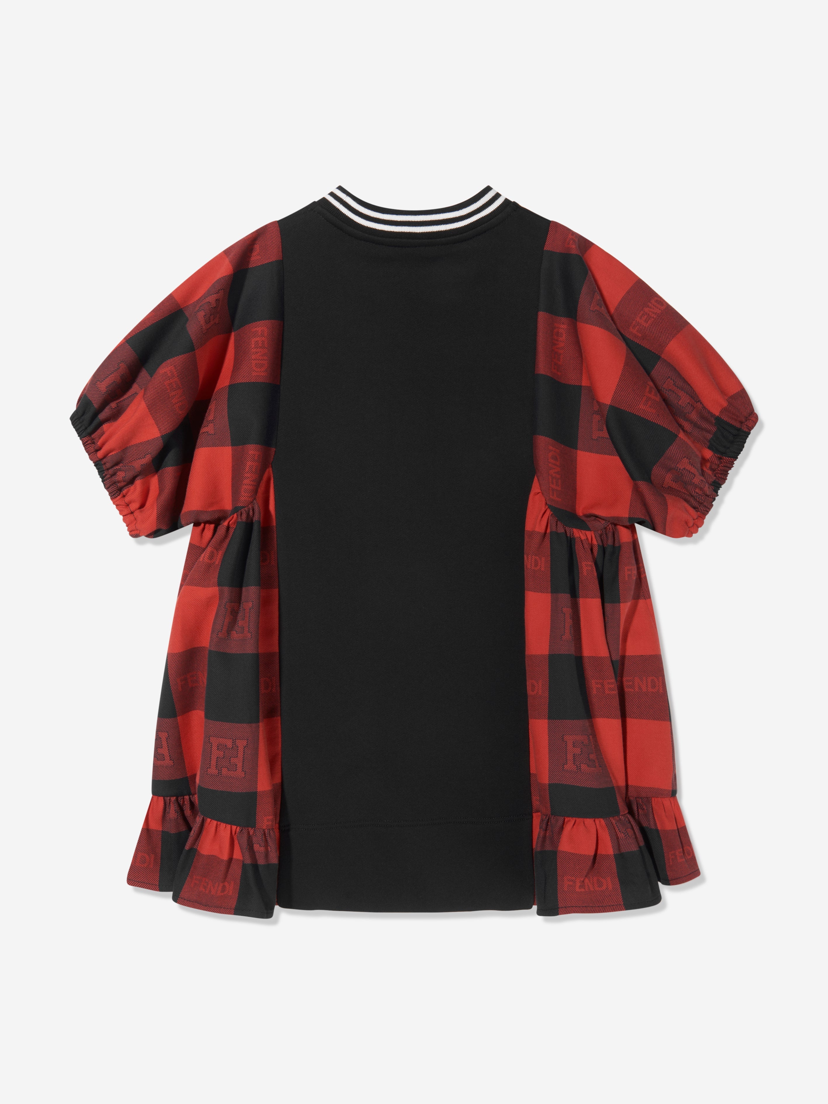 Girls Checked A-Line Dress
