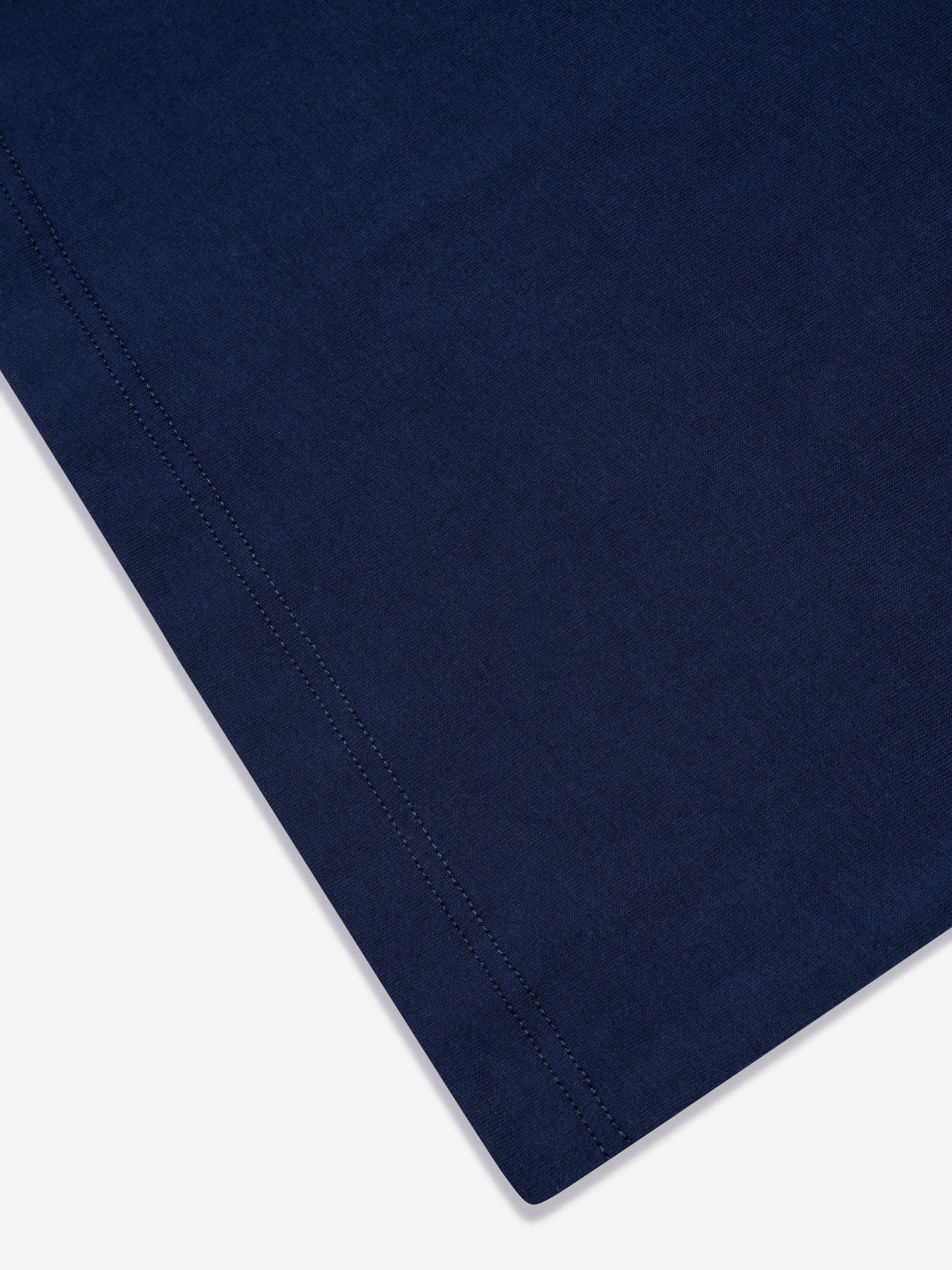 Fendi Kids Logo T-Shirt in Navy
