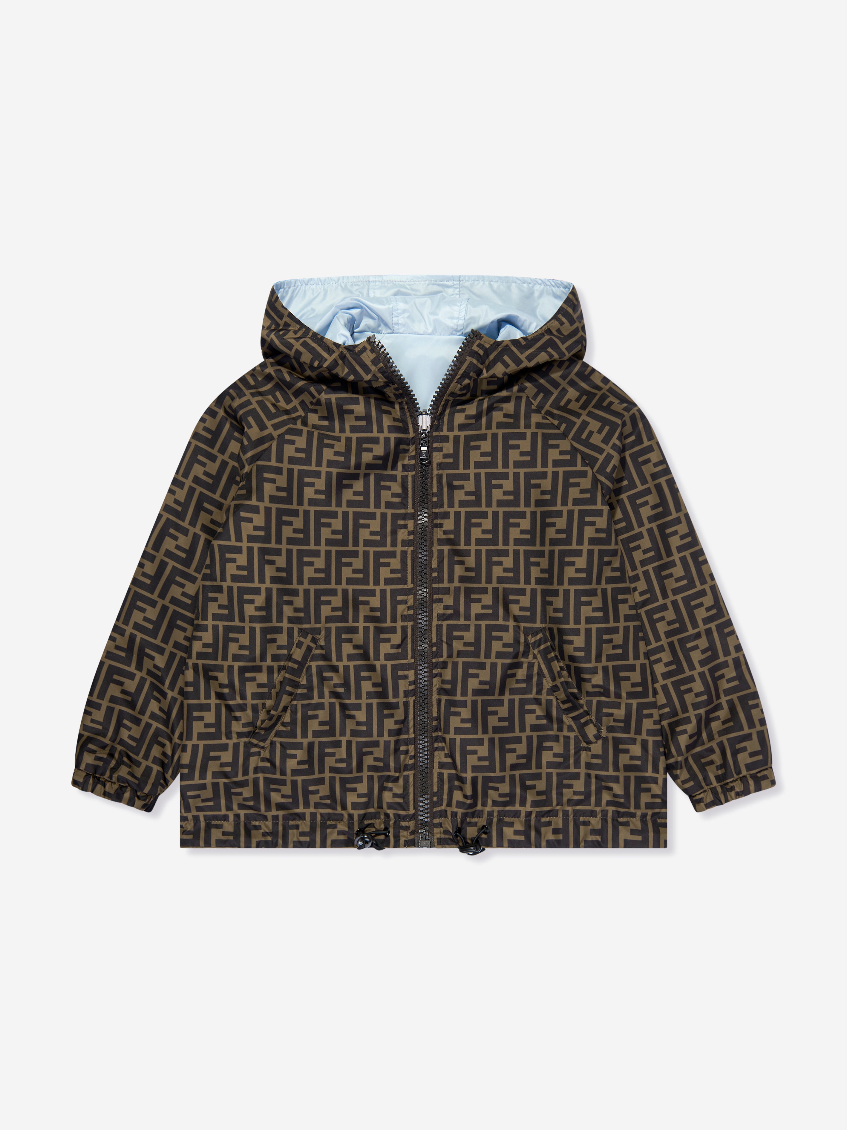 Kids FF Logo Reversible Windbreaker in Blue