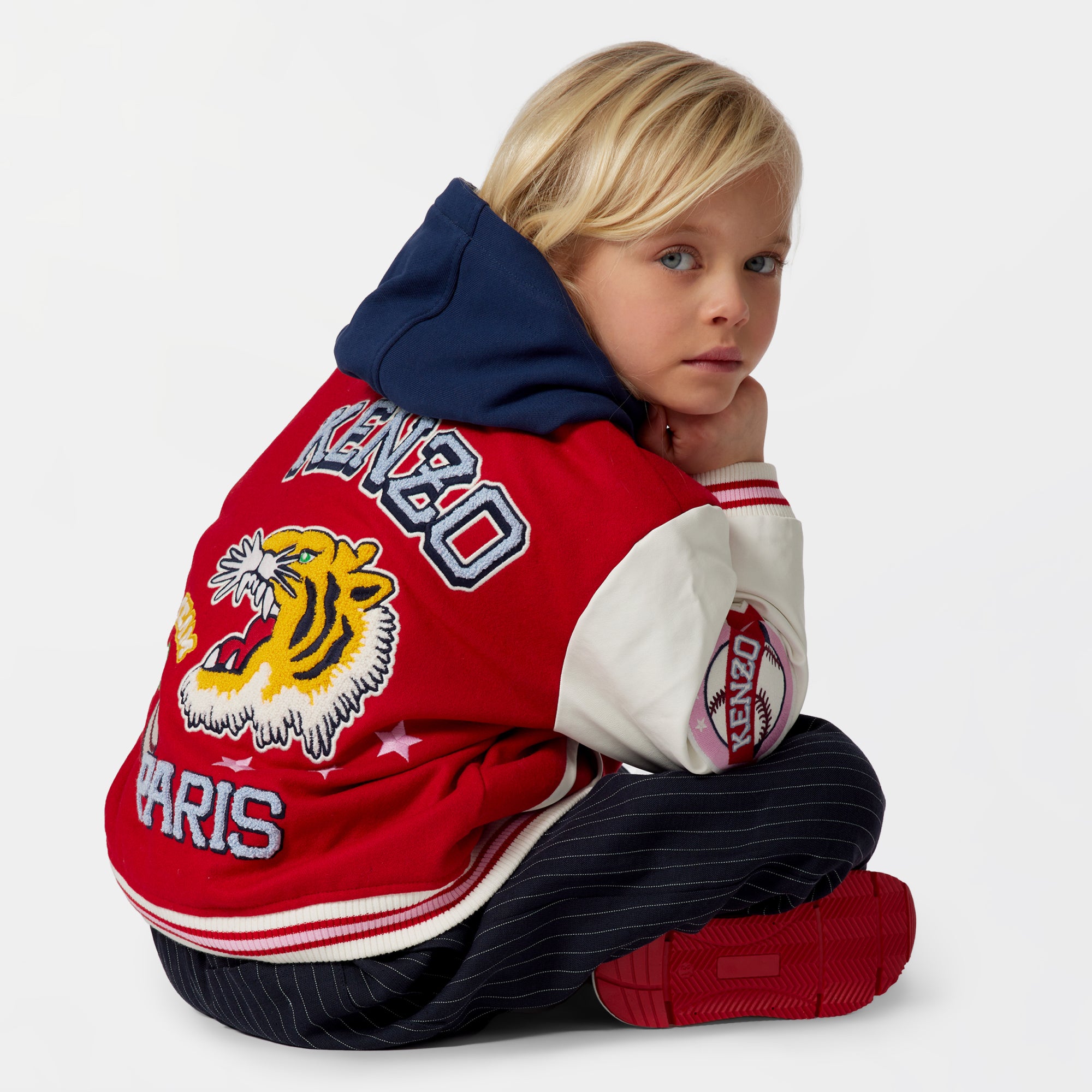 Girls Red Padded Jacket