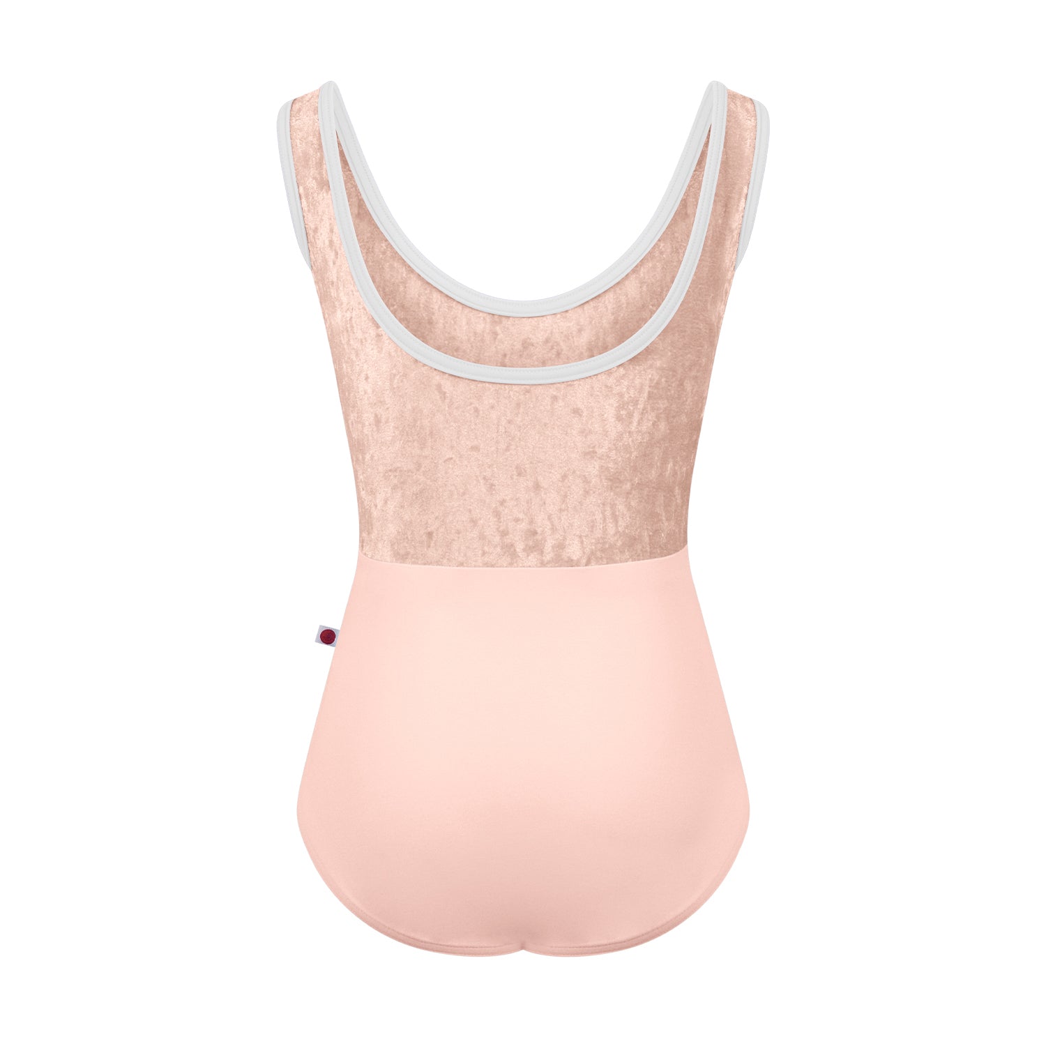 Girls Pink Velvet Ballet Onesies