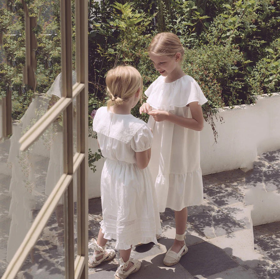 Girls White Dress