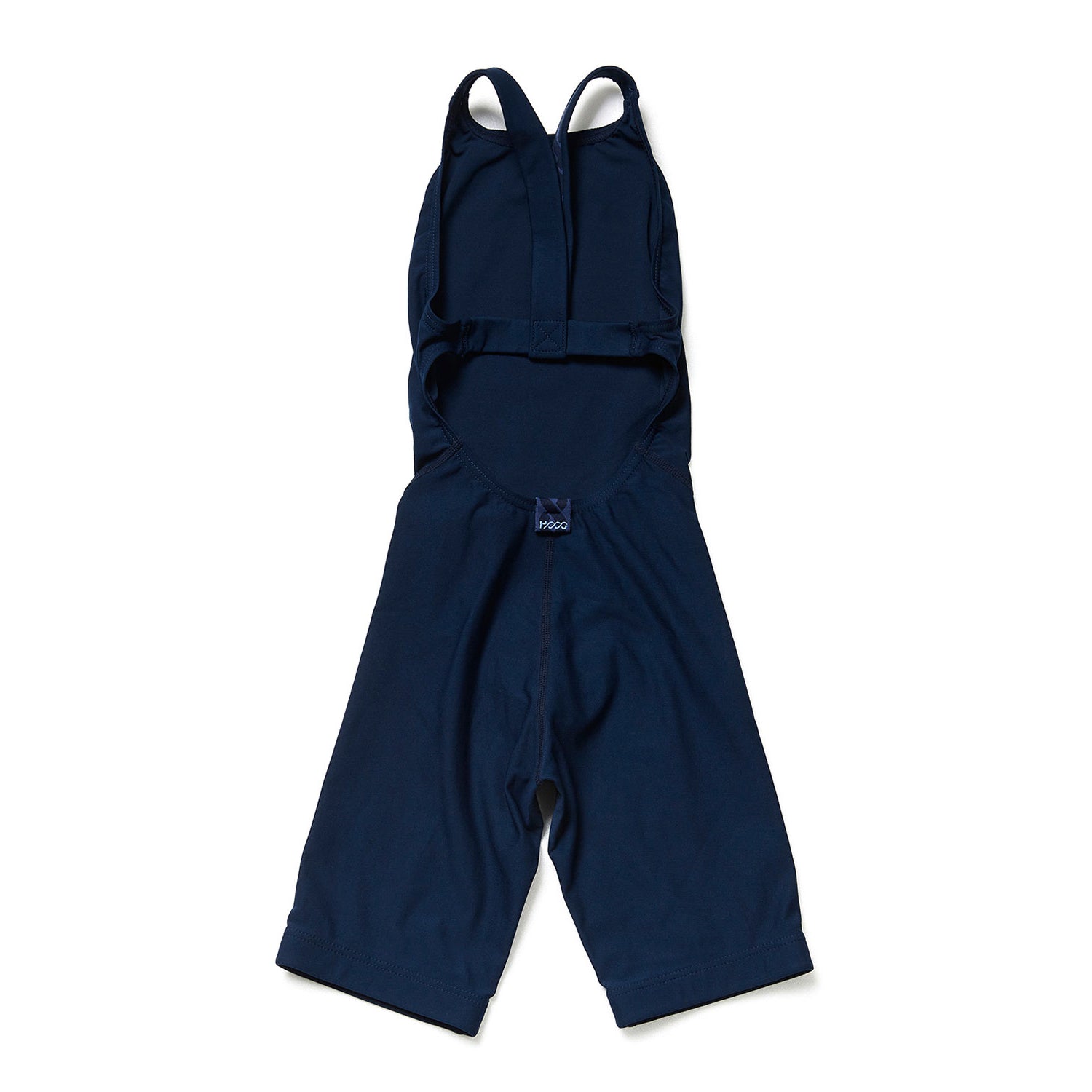 Girls Navy Cropped Professional Swimsuit