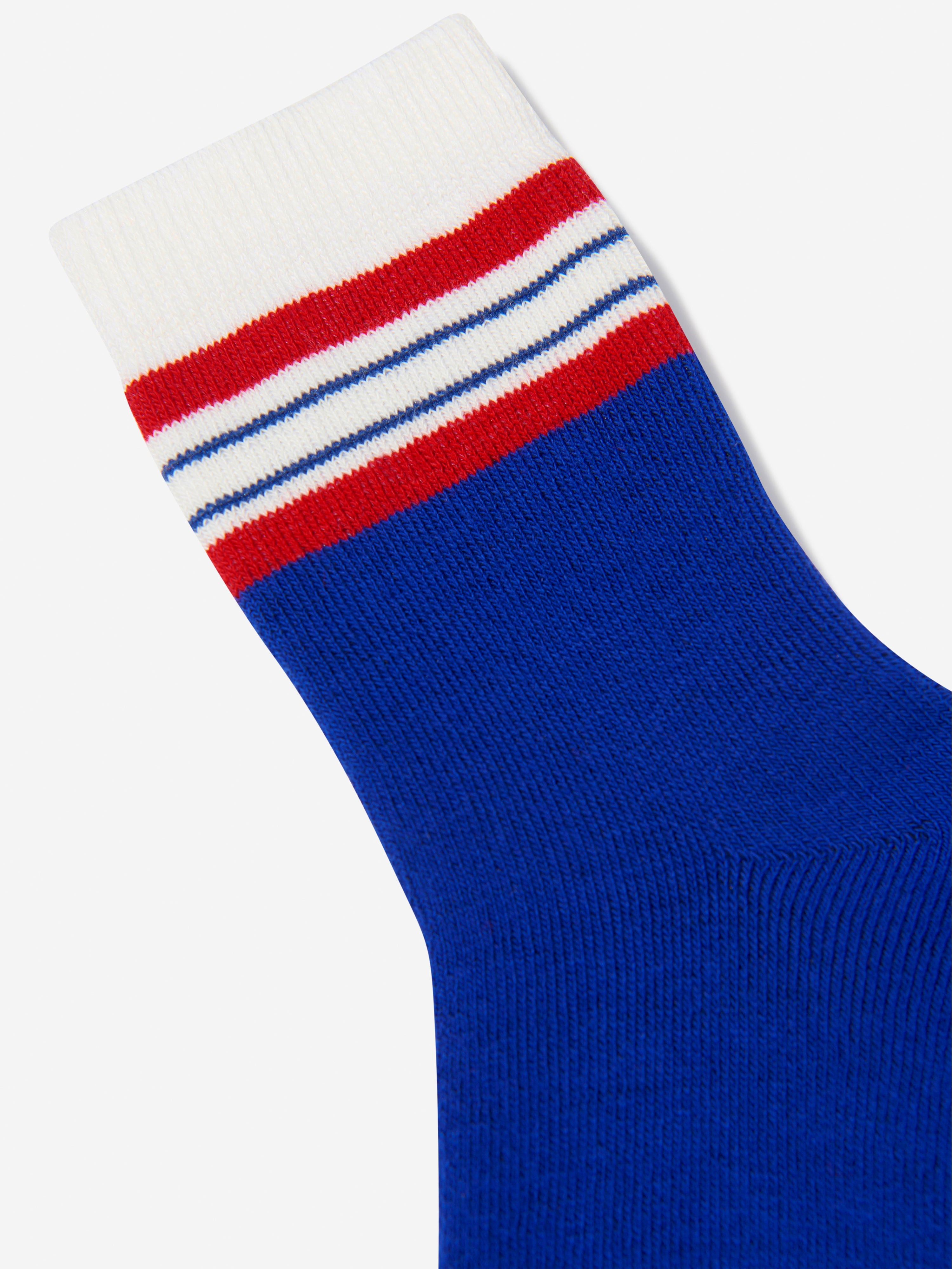 Baby Interlocking G Socks in Blue