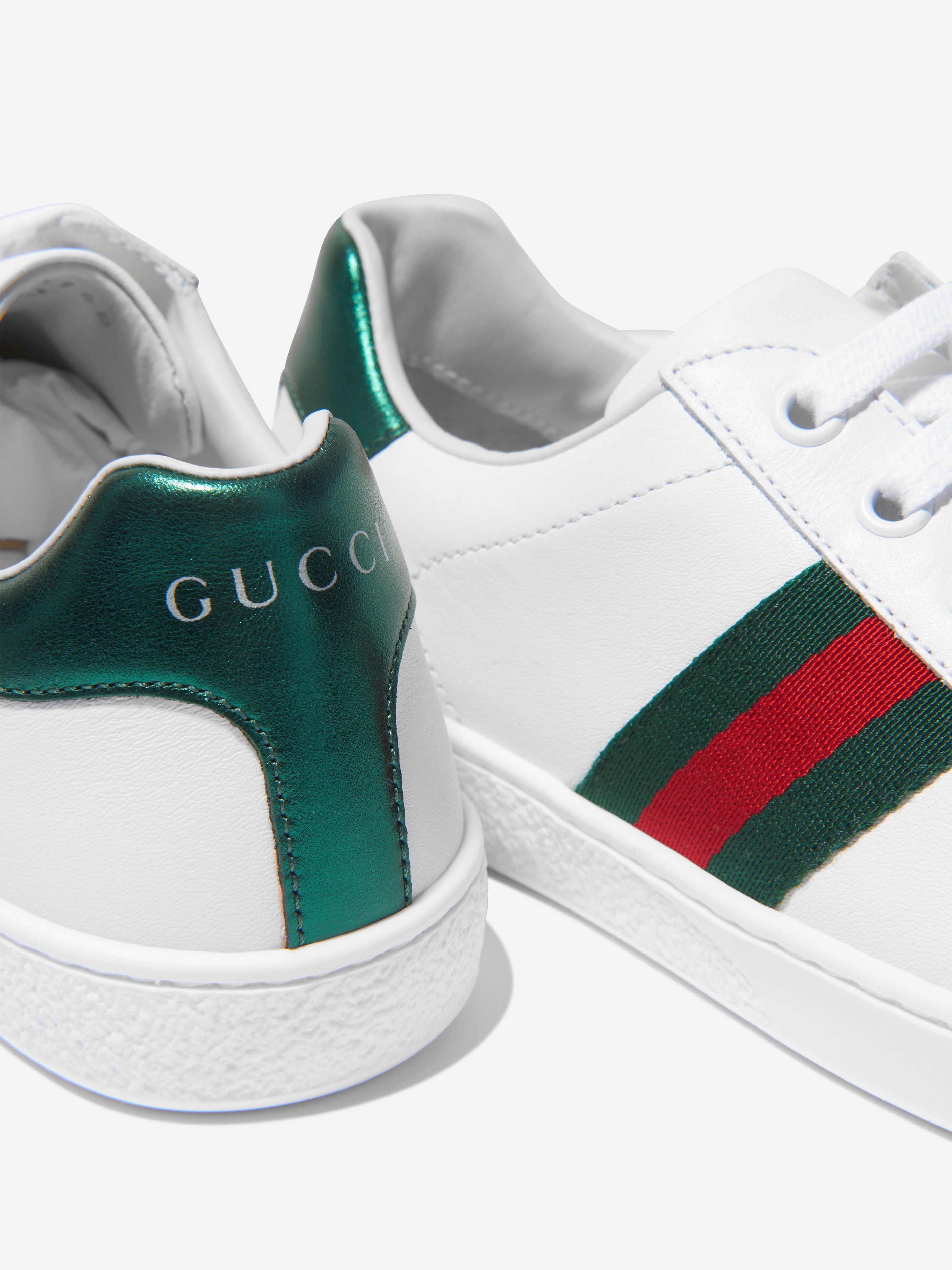 Kids Leather Ace Trainers