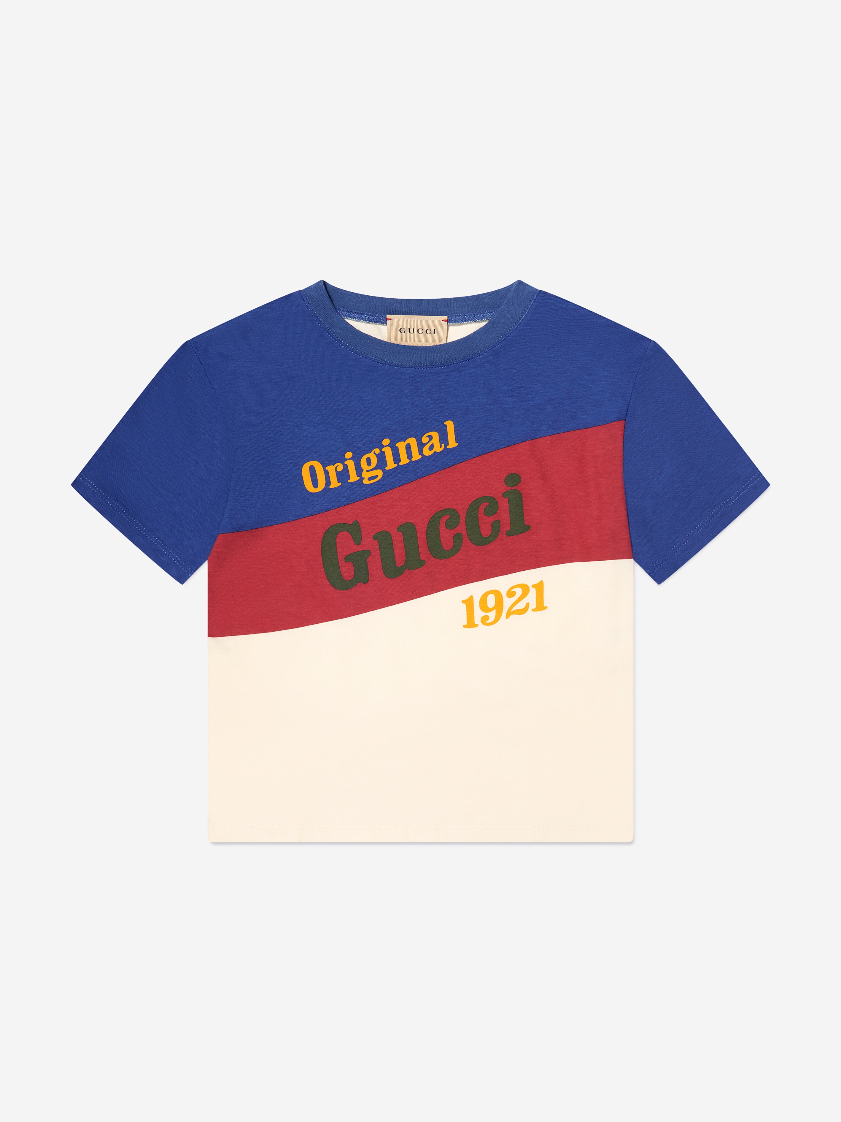 Kids Logo Print T-Shirt in Blue