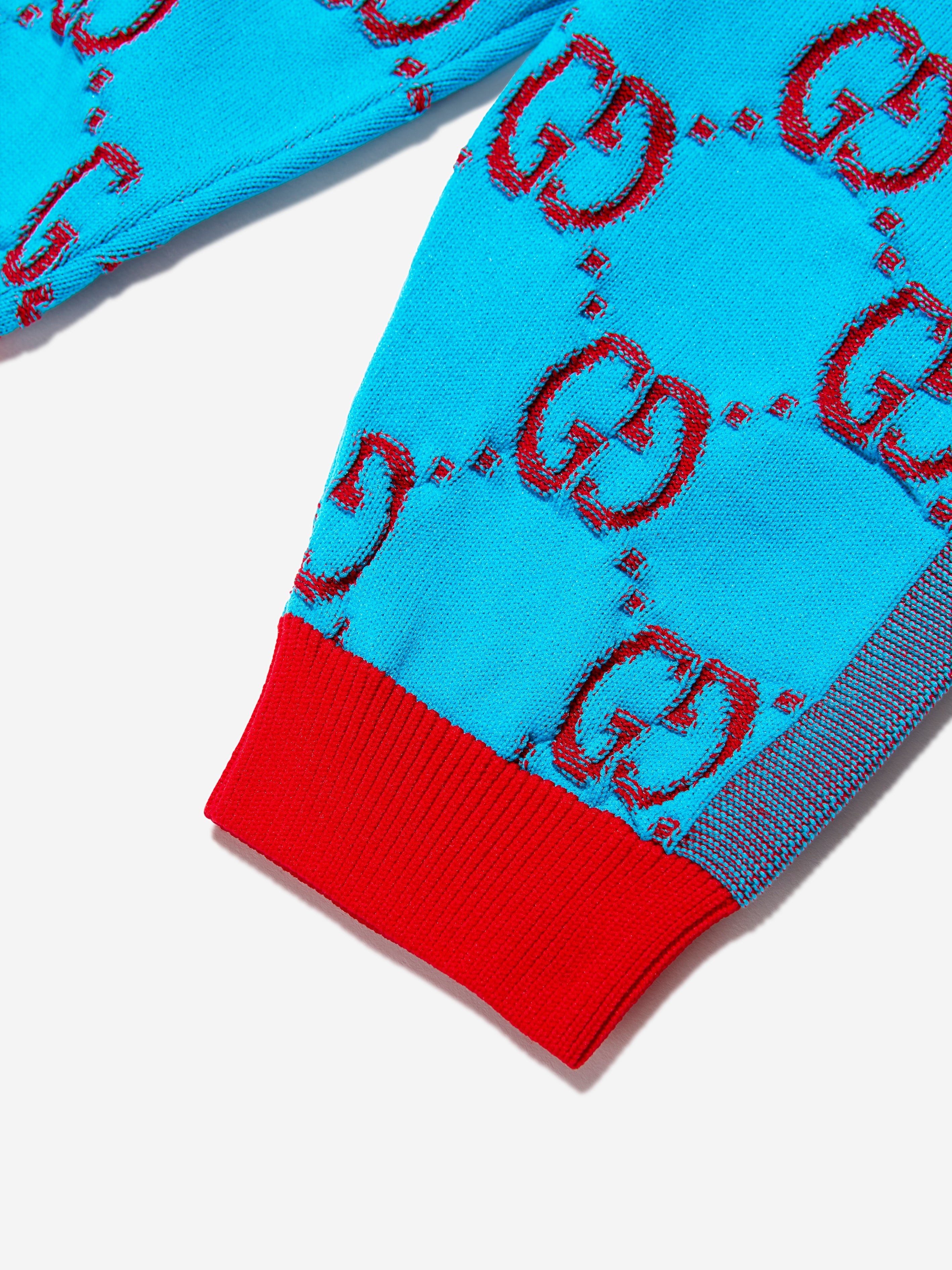 Baby Girls GG Logo Leggings in Blue