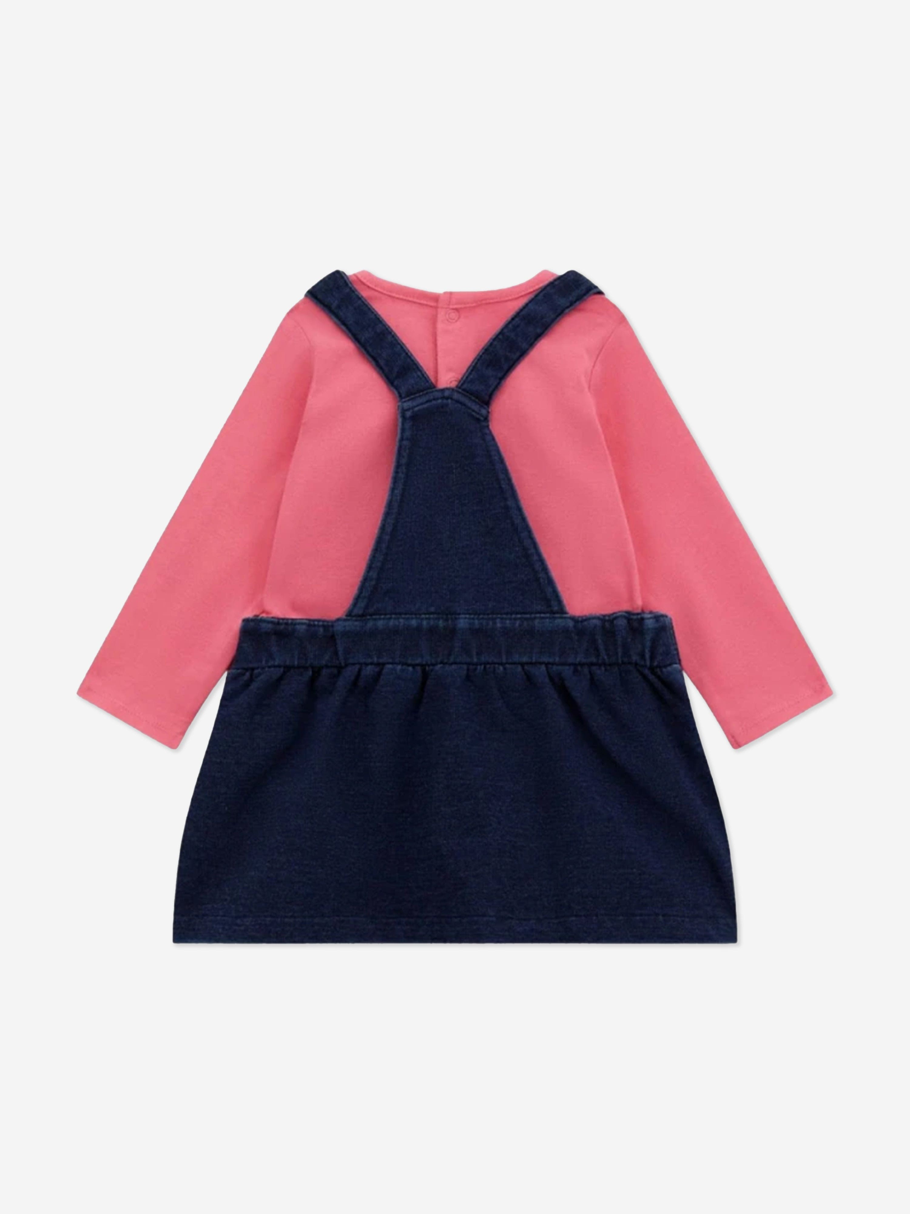 Guess Baby Girls Body And Skirtall Set in Pink