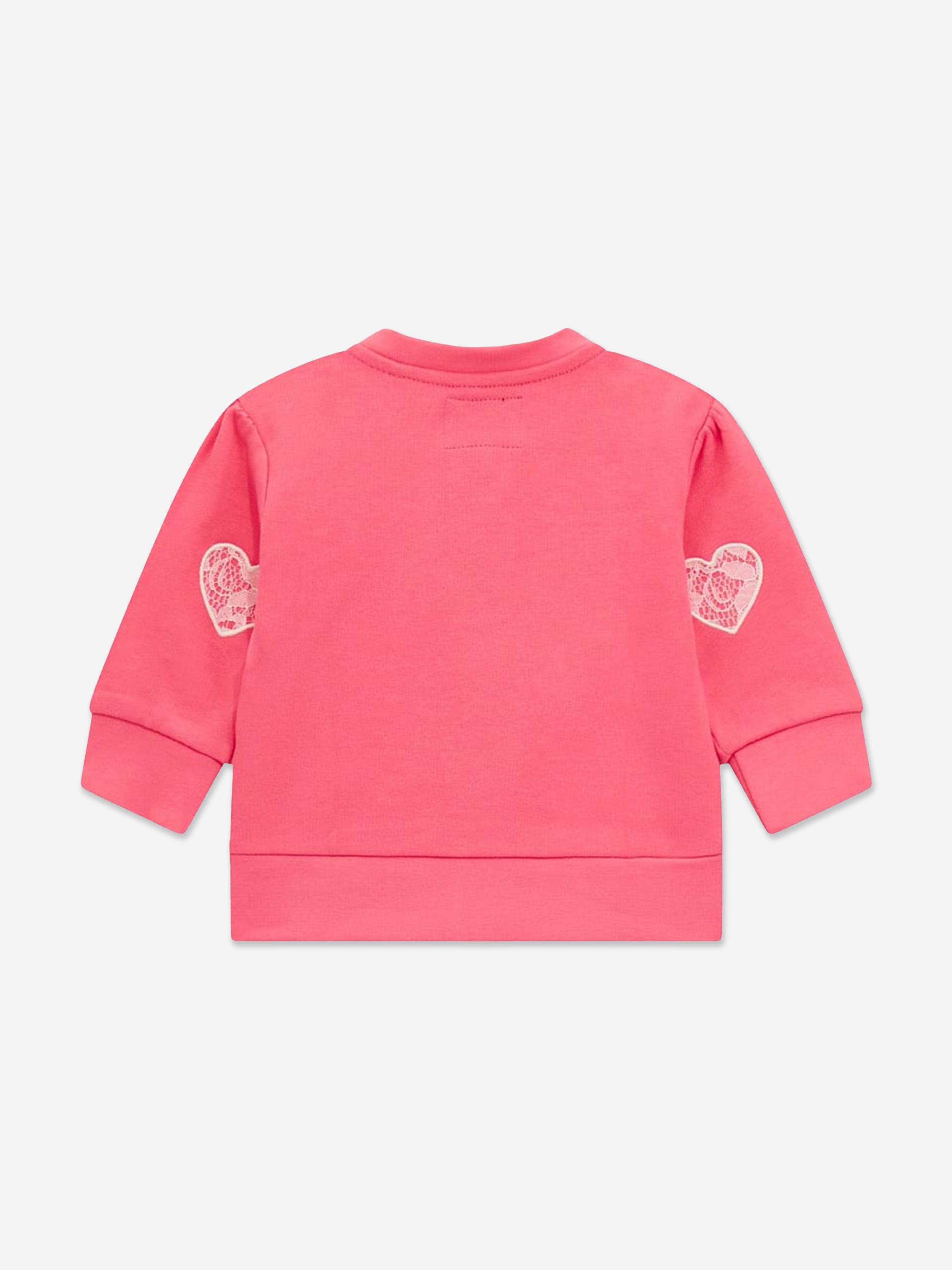 Baby Girls Love Tracksuit in Pink