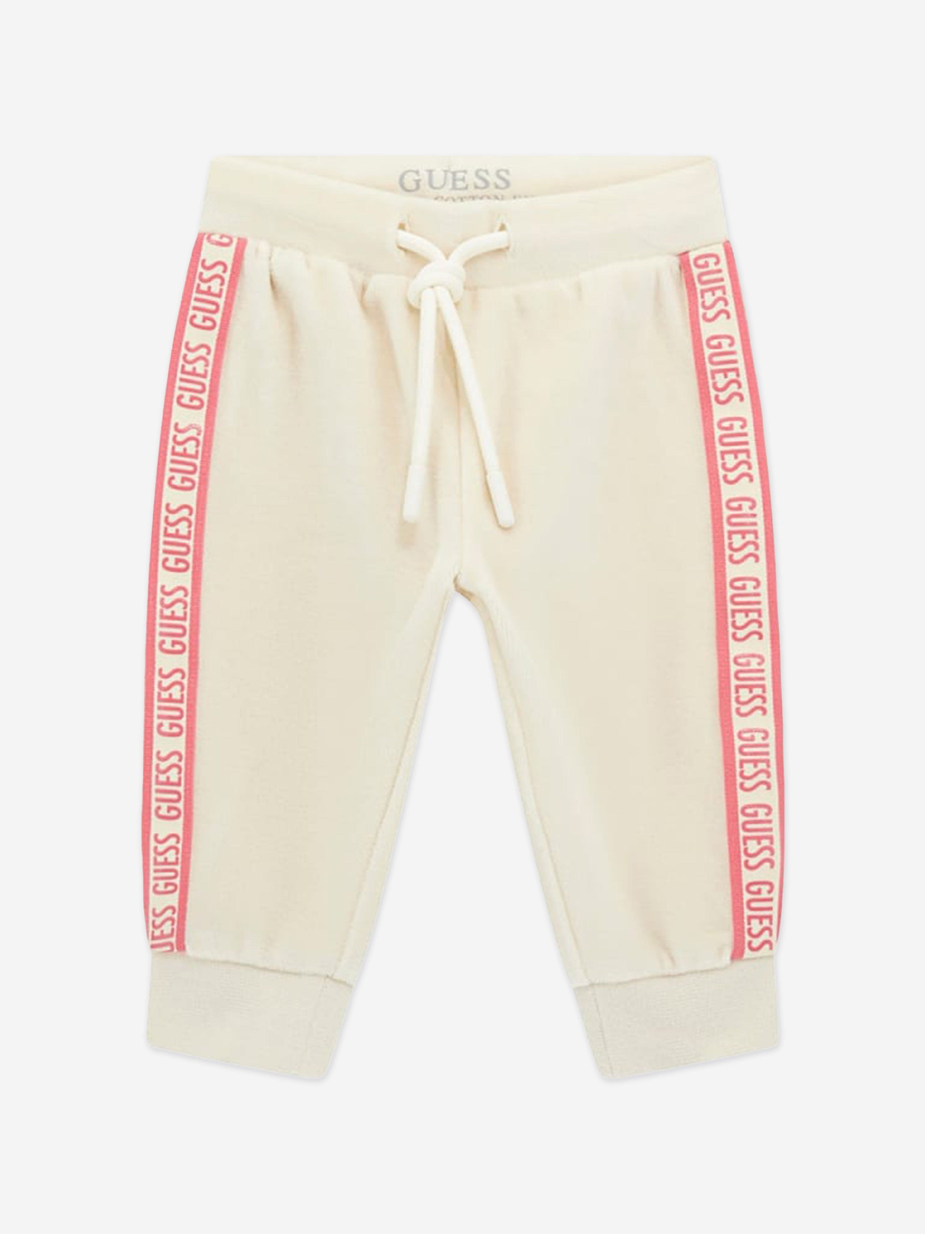 Guess Baby Girls Chenille Tracksuit in Ivory