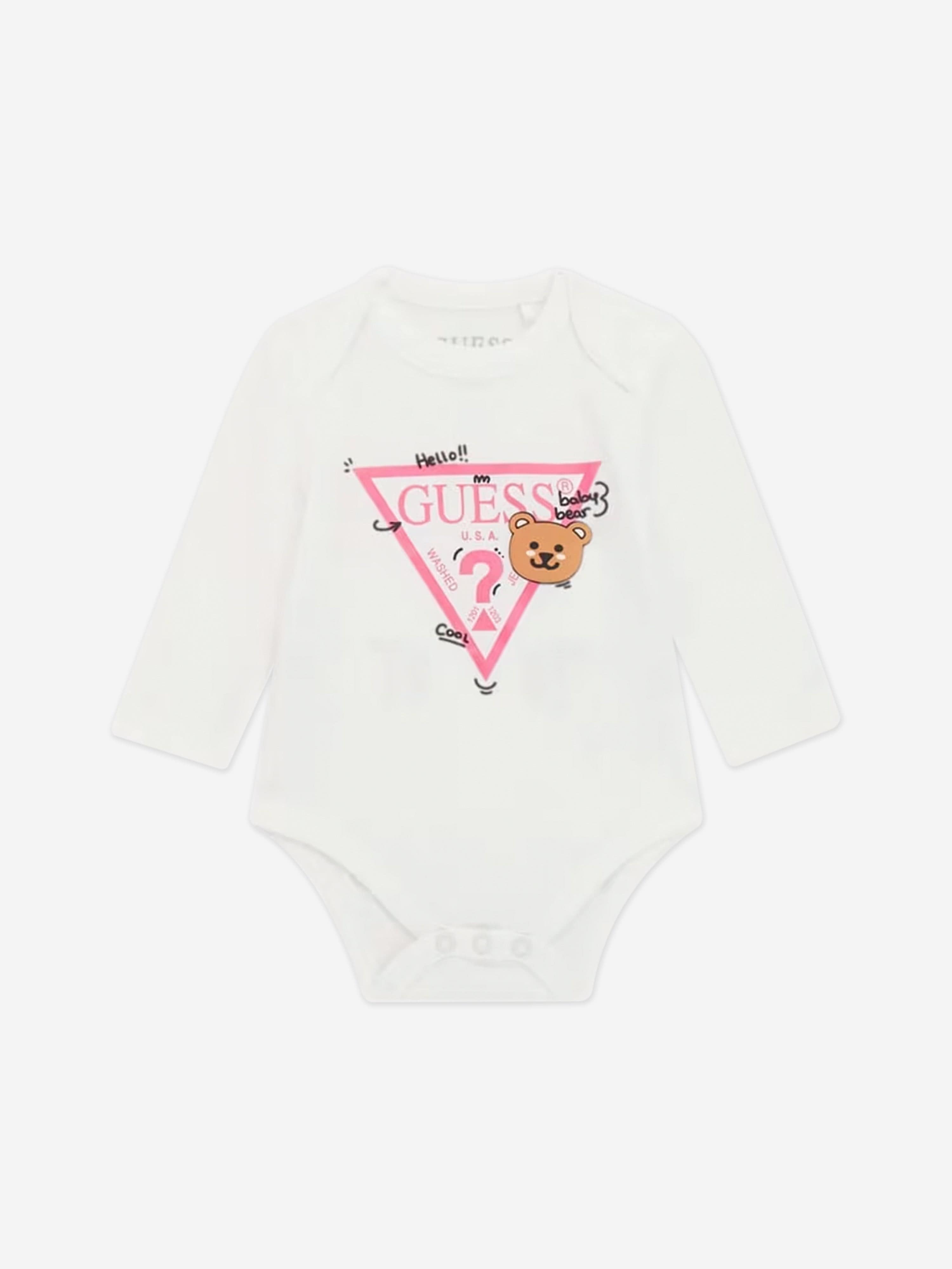 Baby Girls 3 Piece Tracksuit Set in Pink
