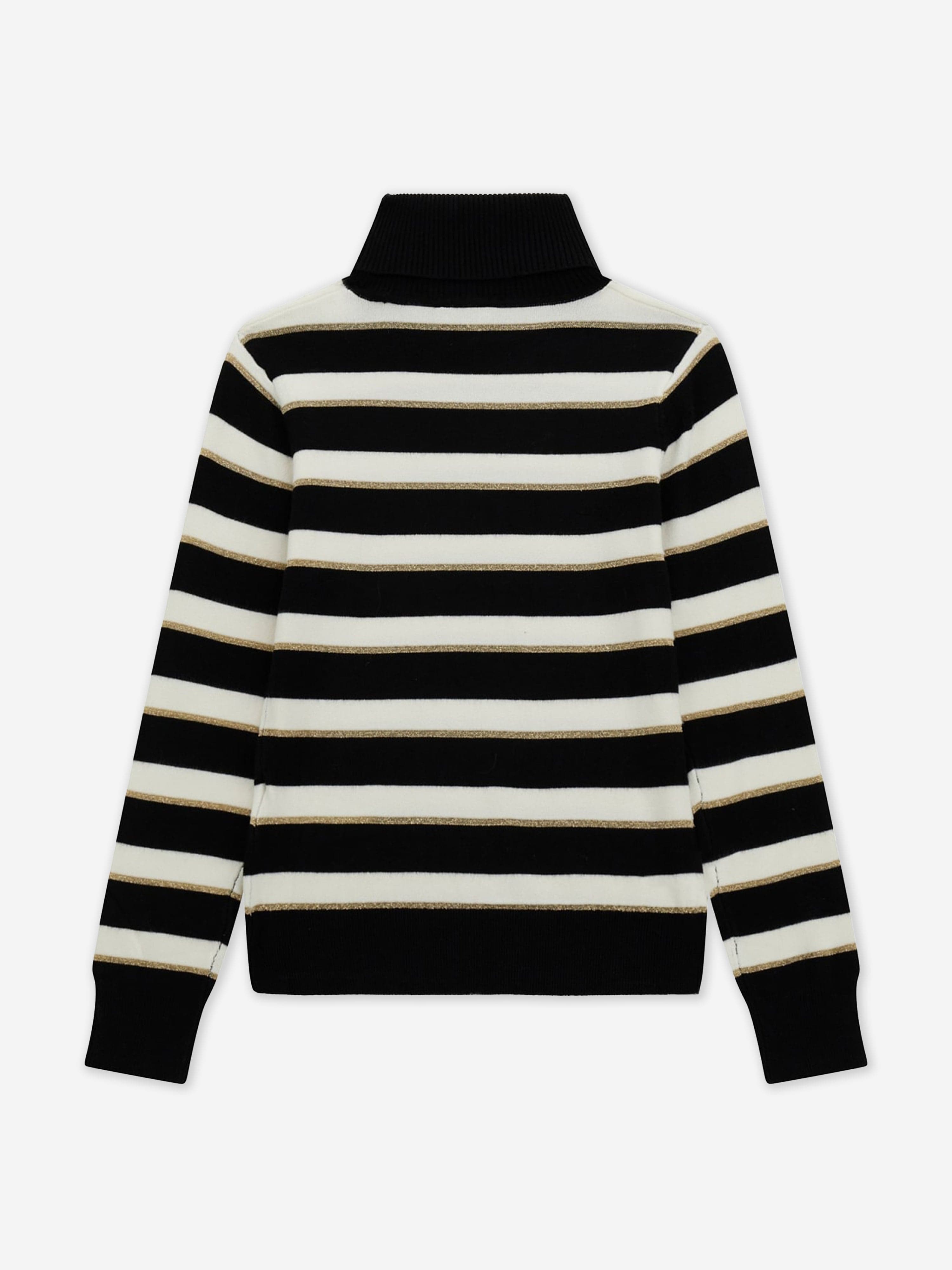 Girls Striped Jumper in Multicolour