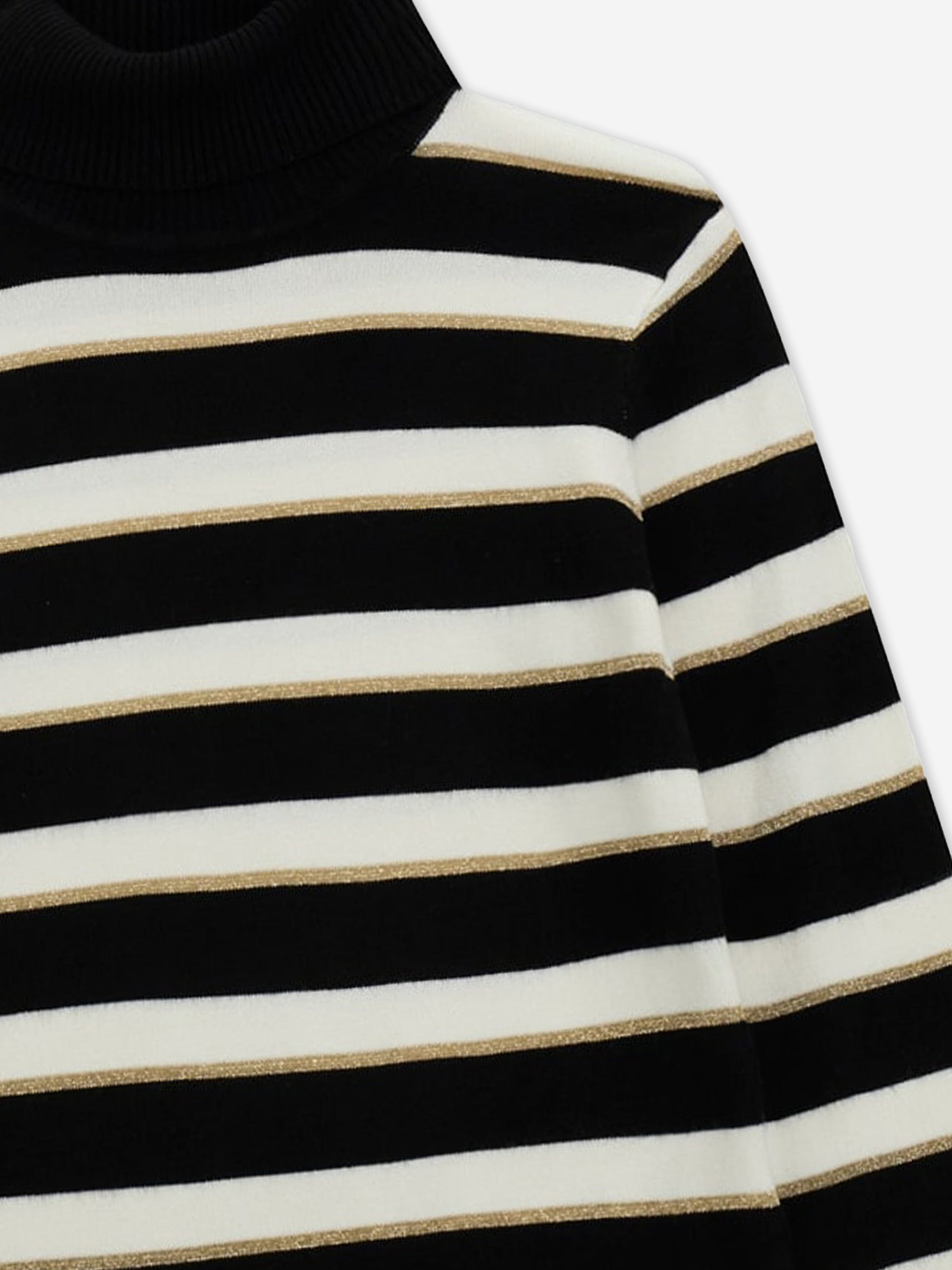 Girls Striped Jumper in Multicolour