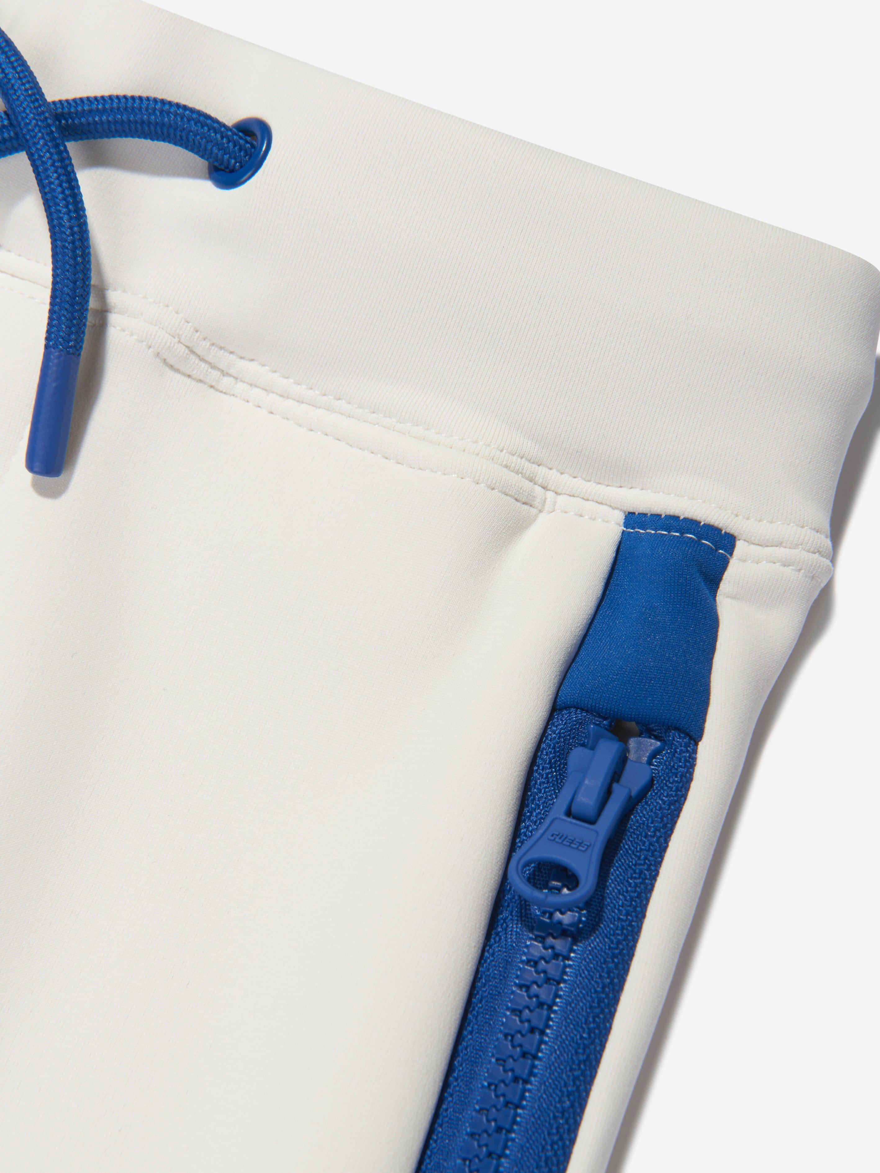 Guess Boys Cargo Joggers in White