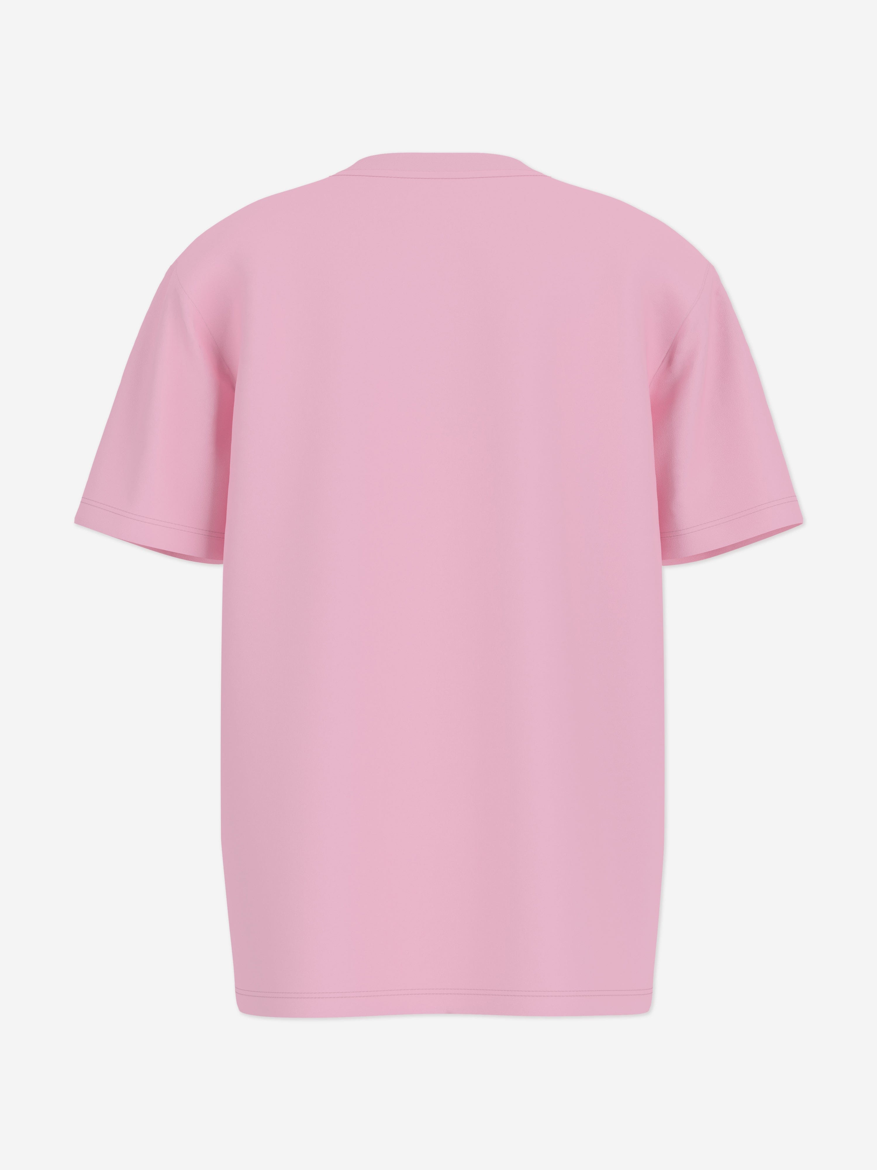 Girls Teddy Bear T-Shirt in Pink