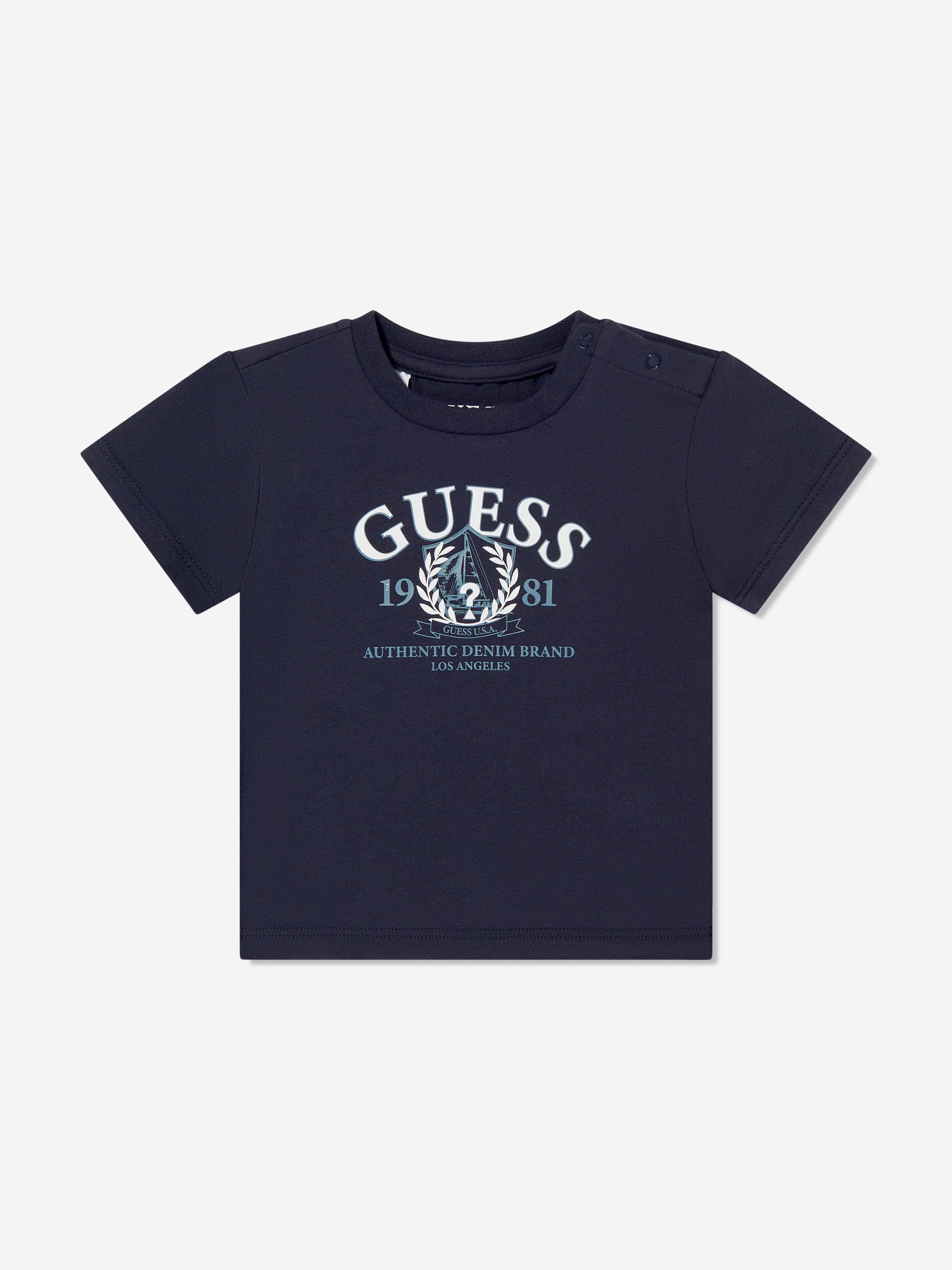 Baby Boys Short Set in Navy