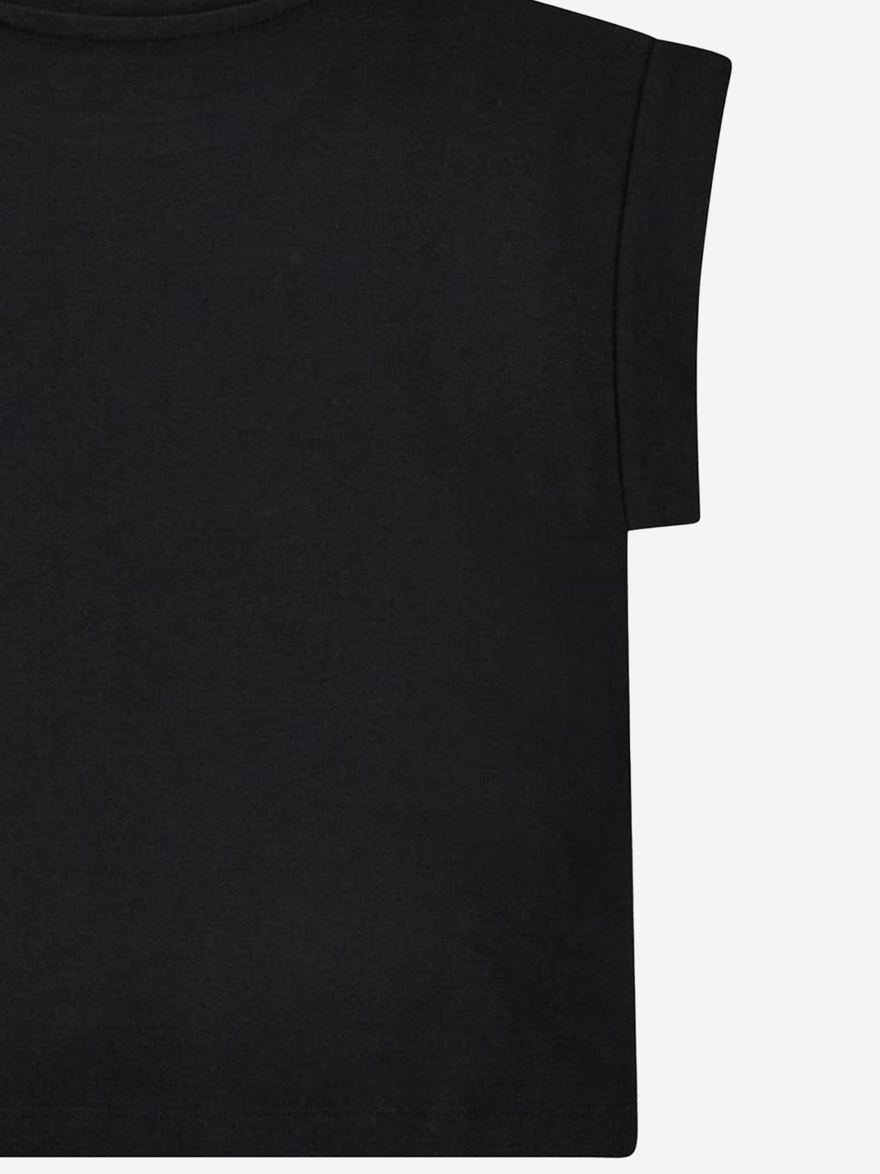 Girls L.A Logo T-Shirt in Black