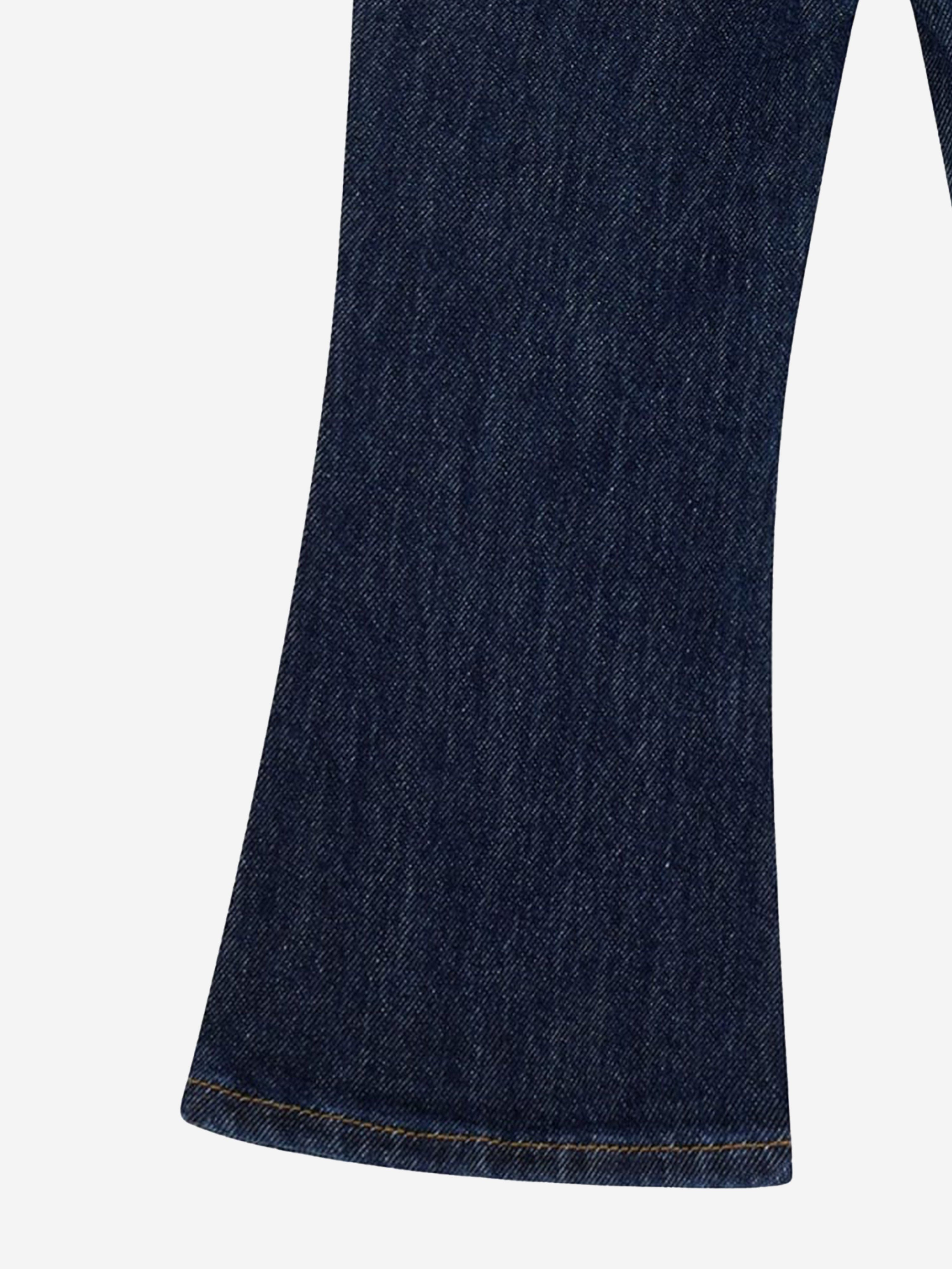 Girls Comfort Denim Flare Fit Jeans in Blue