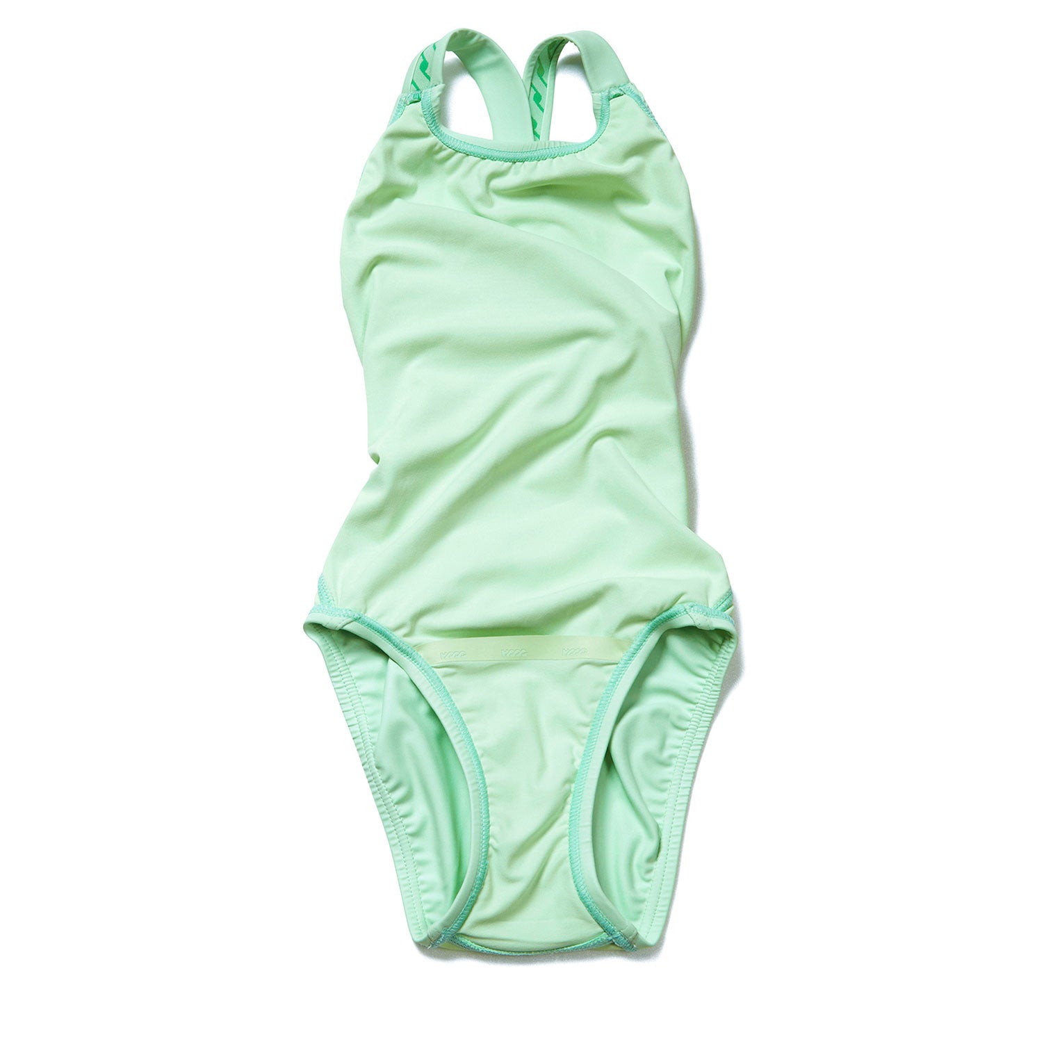 Girls Light Green Professional Swimsuit