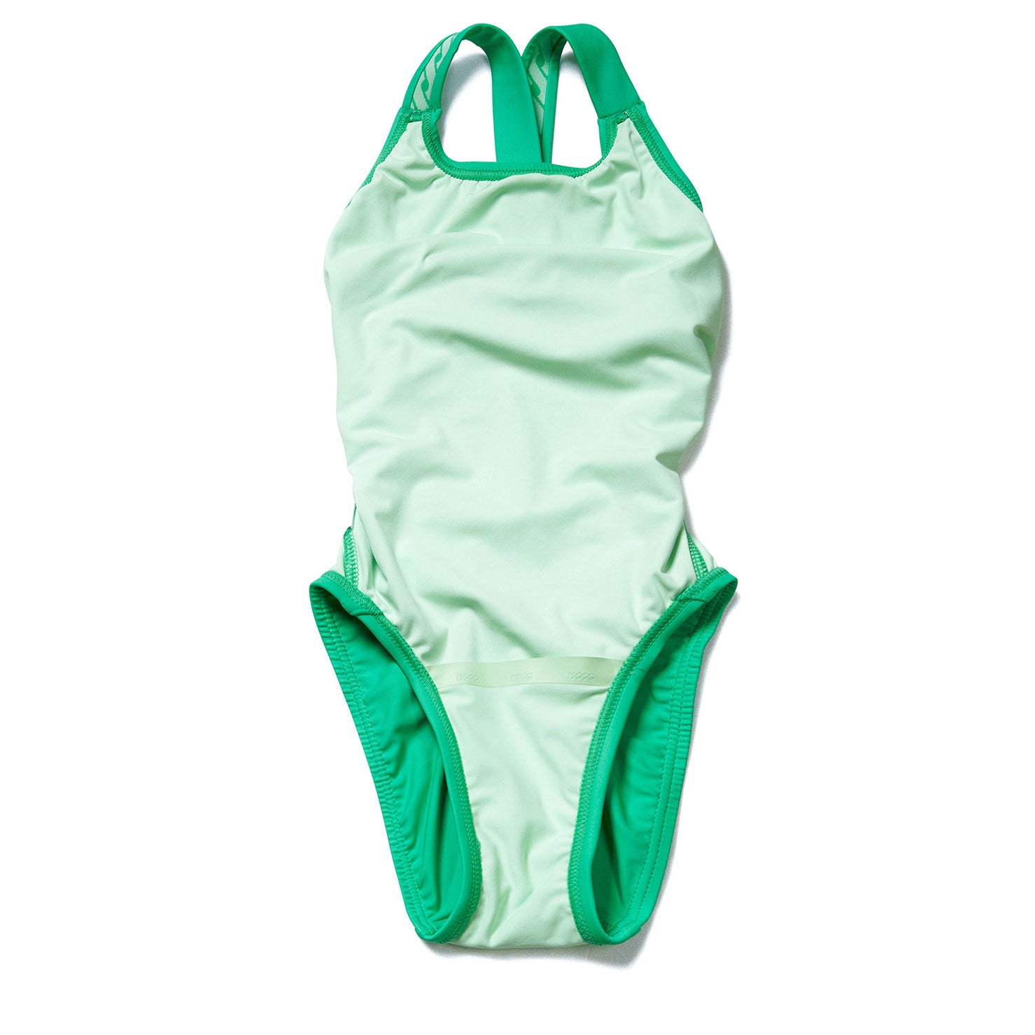 Girls Green Professional Swimsuit