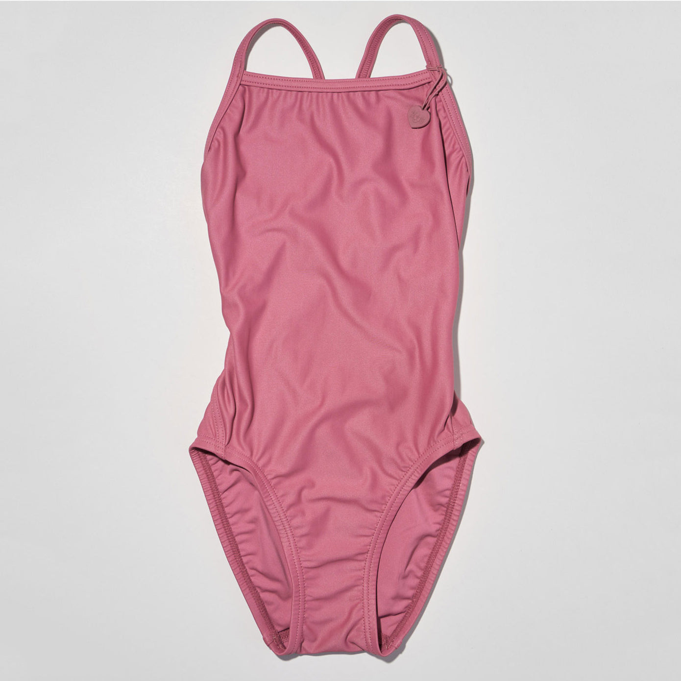 Girls Pink Professional Swimsuit