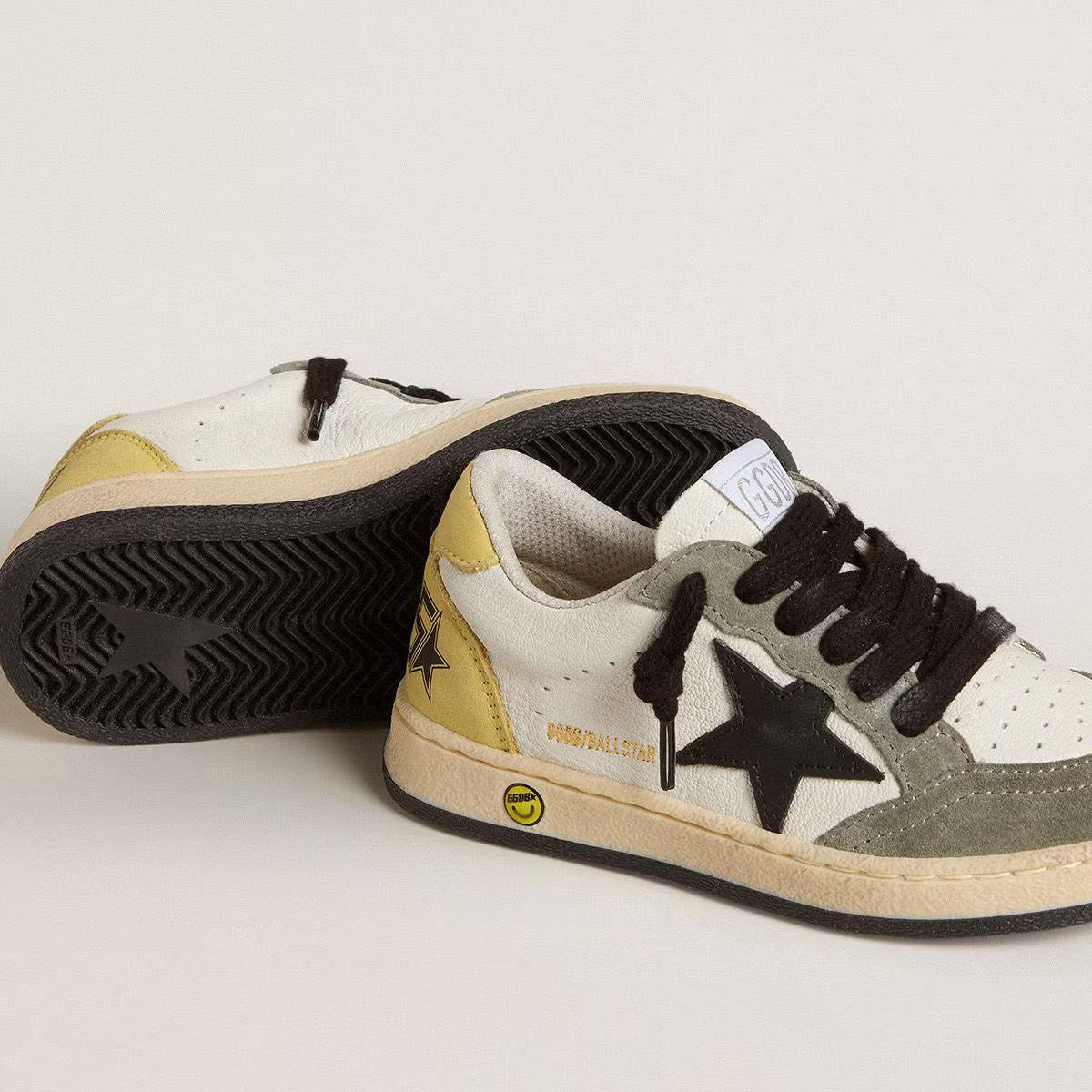 Boys & Girls Light Green"BALLSTAR NAPPA"Shoes