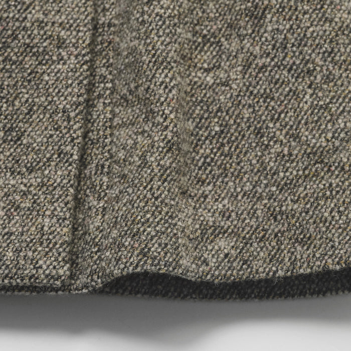 Girls Khaki Padded Wool Coat
