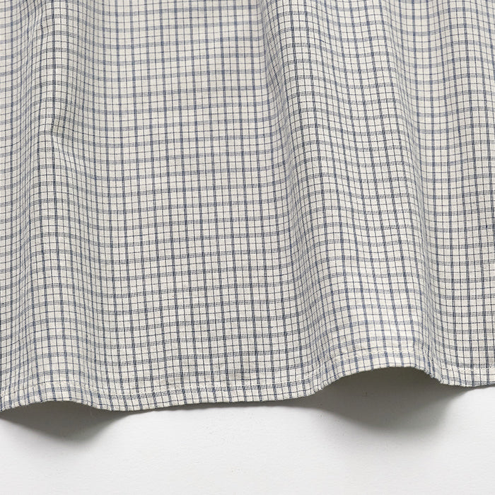 Girls Blue Check Cotton Dress