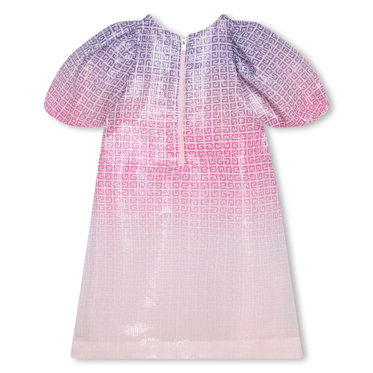 Girls Pink Logo Dress