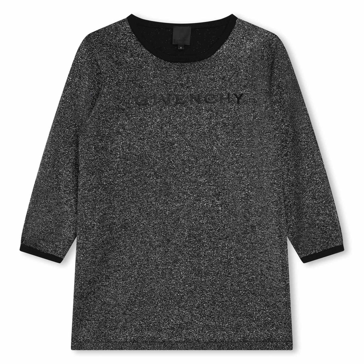 Girls Black Cotton Dress