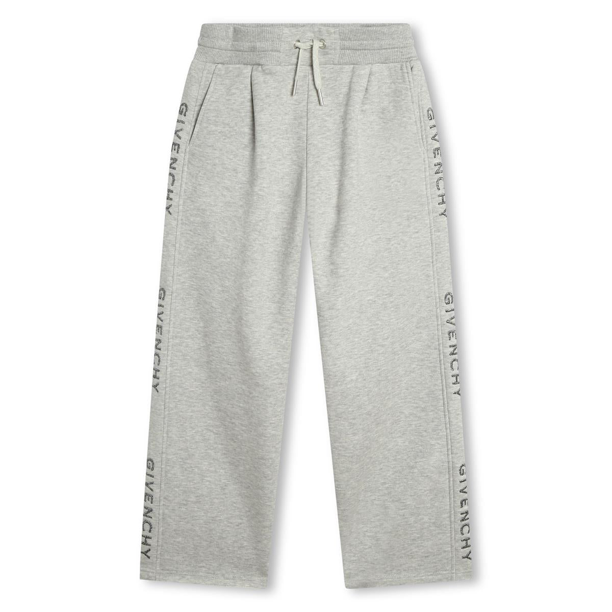 Girls Grey Logo Trousers