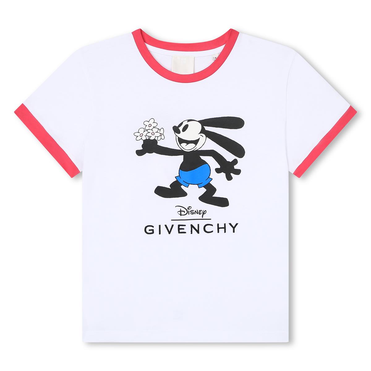 Girls White Logo Cotton T-Shirt
