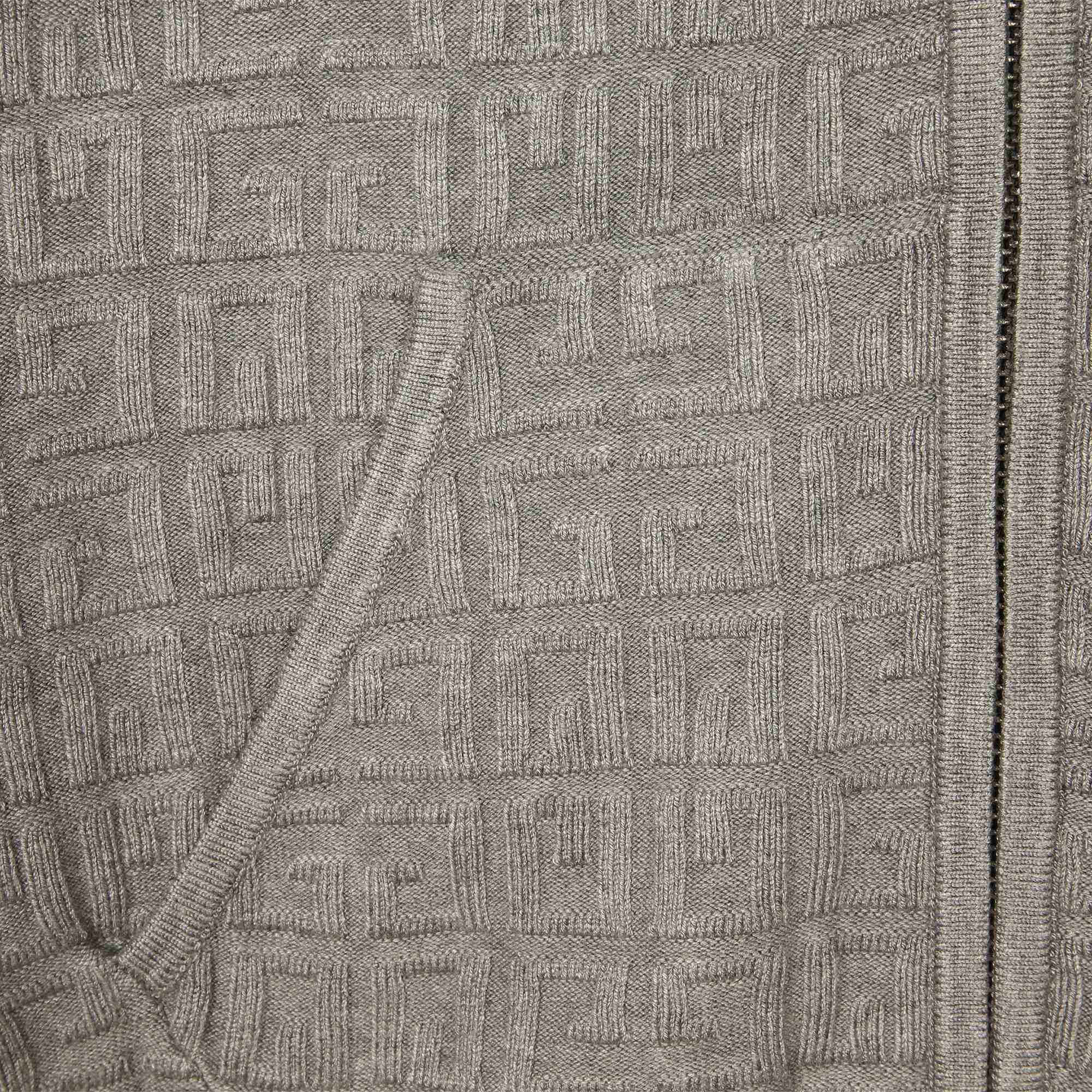 Girls Grey Hooded Zip-Up Cardigan