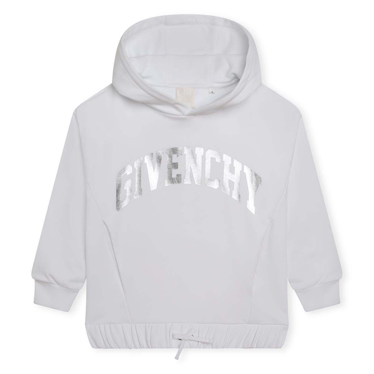 Girls White Logo Sweatshirt