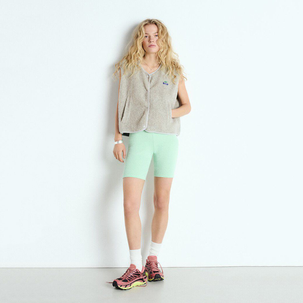 Women Grey Sherpa Gilet