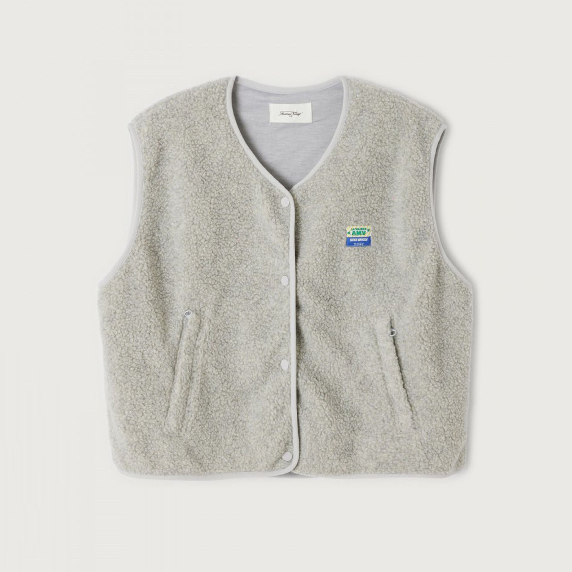 Women Grey Sherpa Gilet