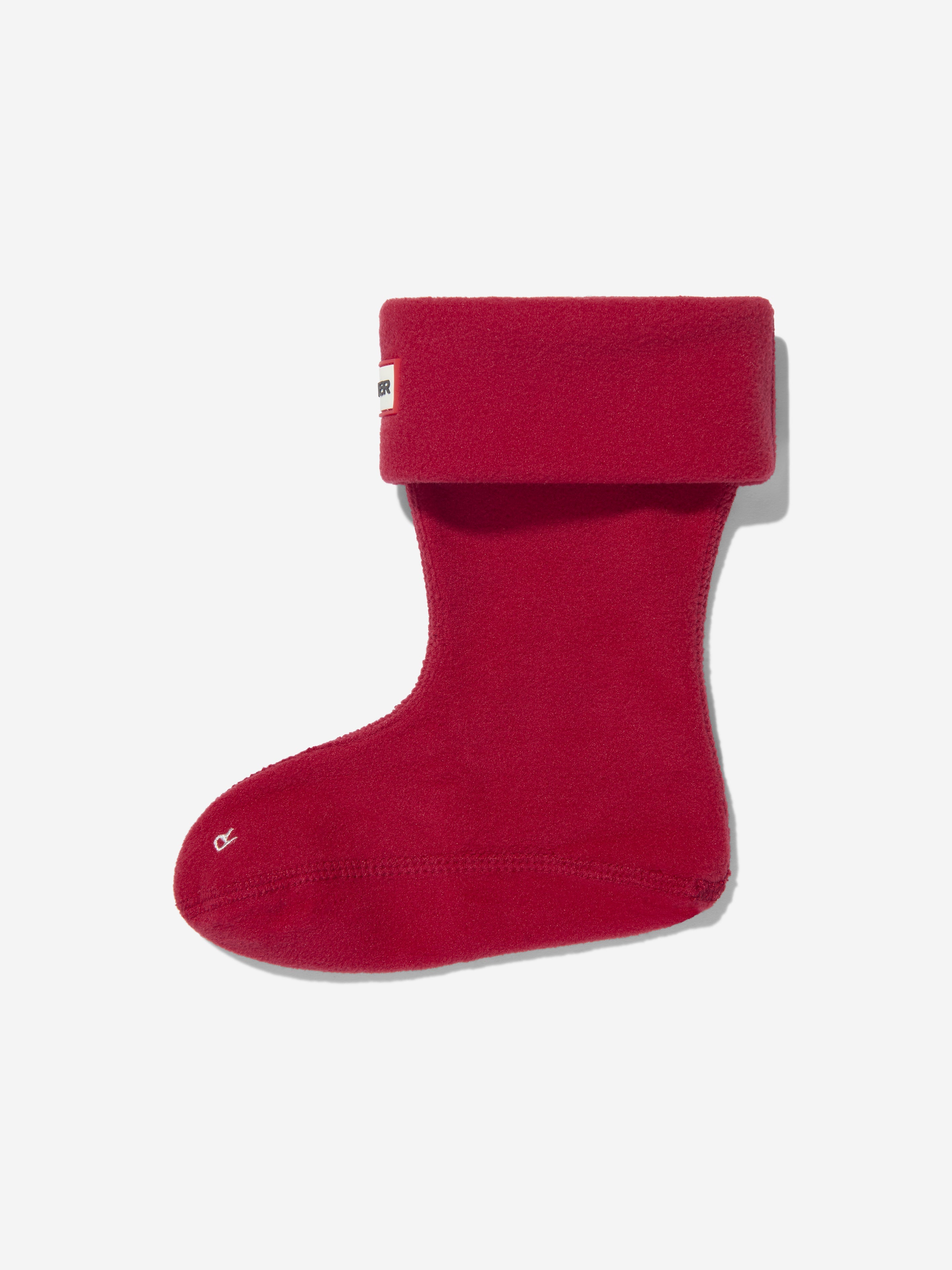 Kids Recycled Fleece Boot Socks in Yellow