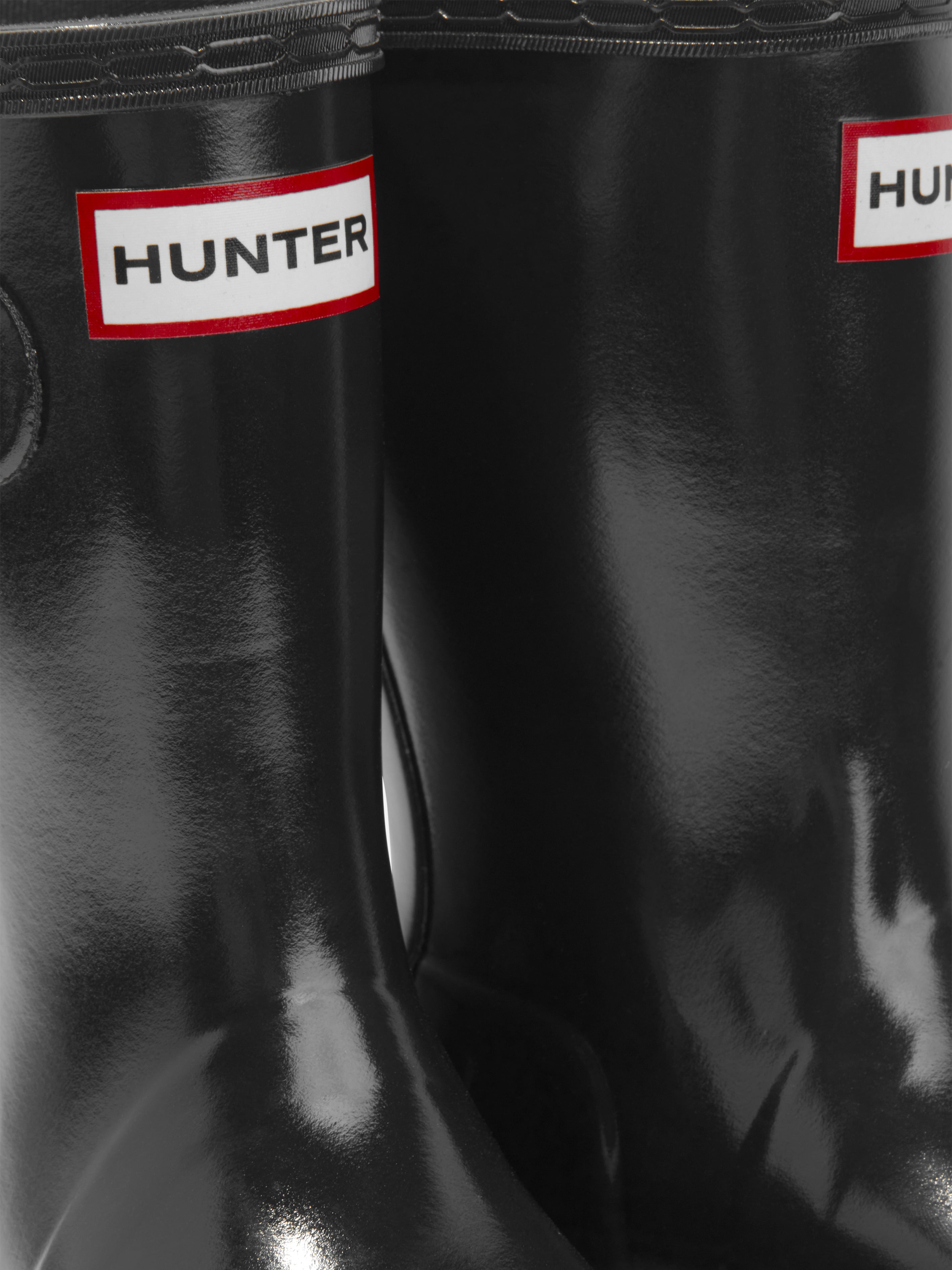 Kids Original Gloss Wellington Boots in Black