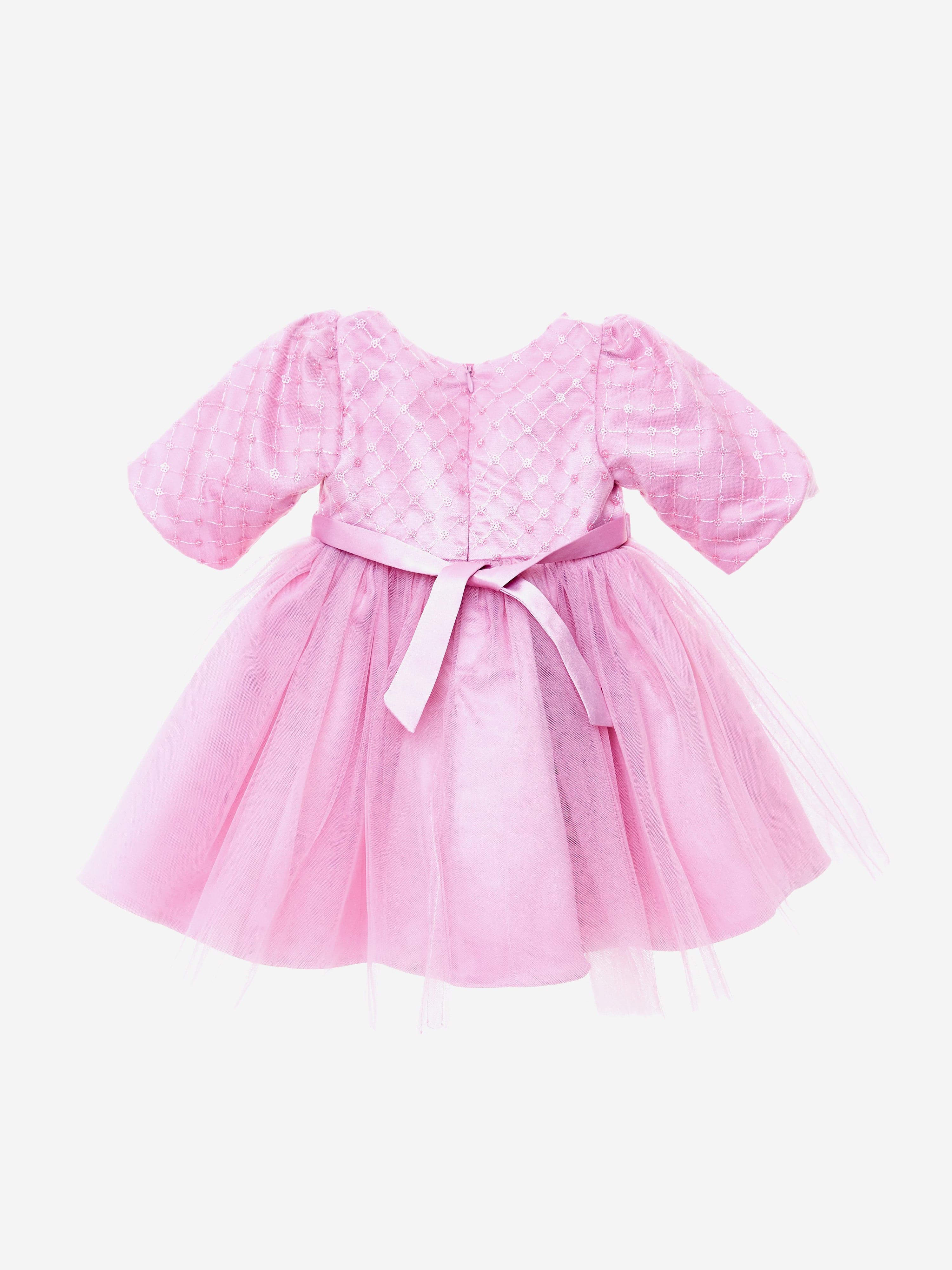 Baby Girls Royal Rose Dress in Pink