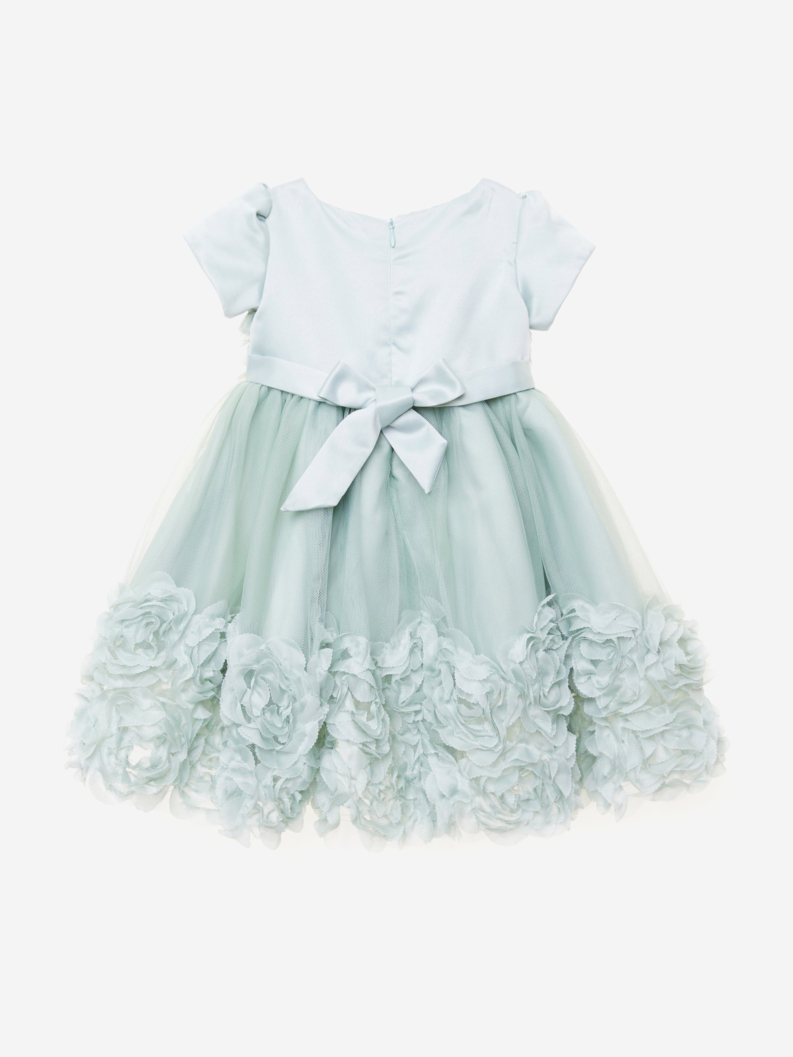Baby Girls Mint Meadow Dress in Green