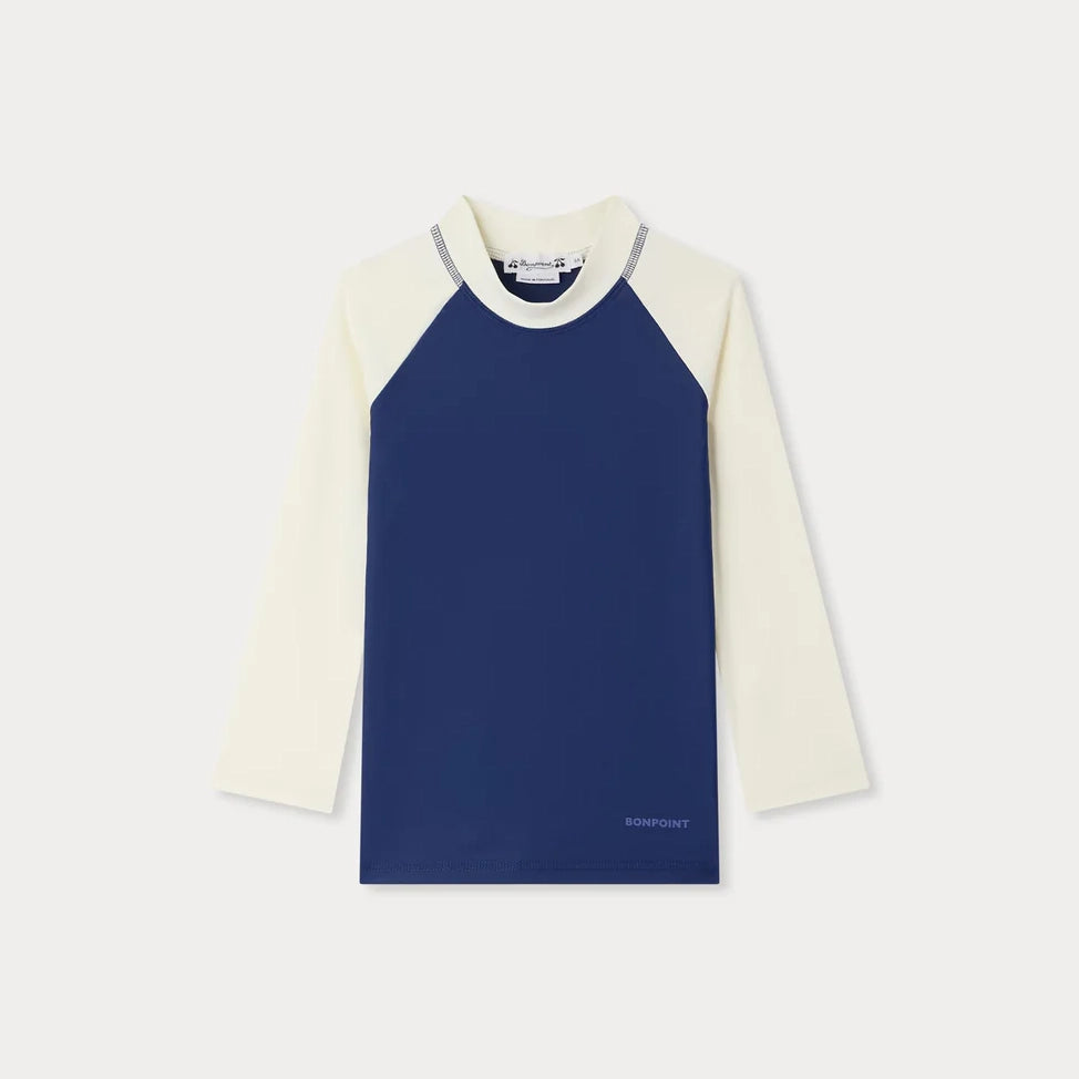Boys Dark Blue Swim T-Shirt