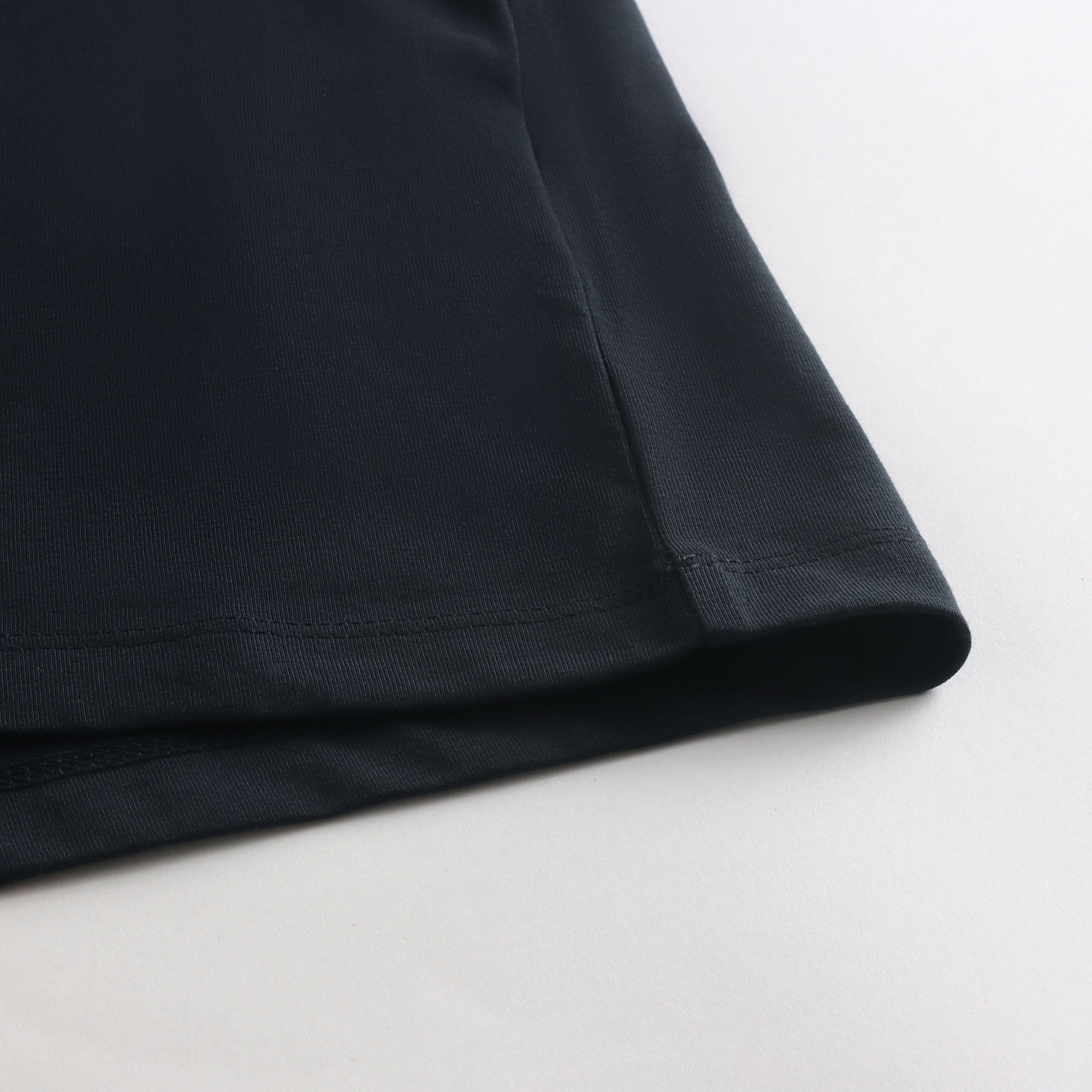 Boys Navy Logo Cotton T-Shirt