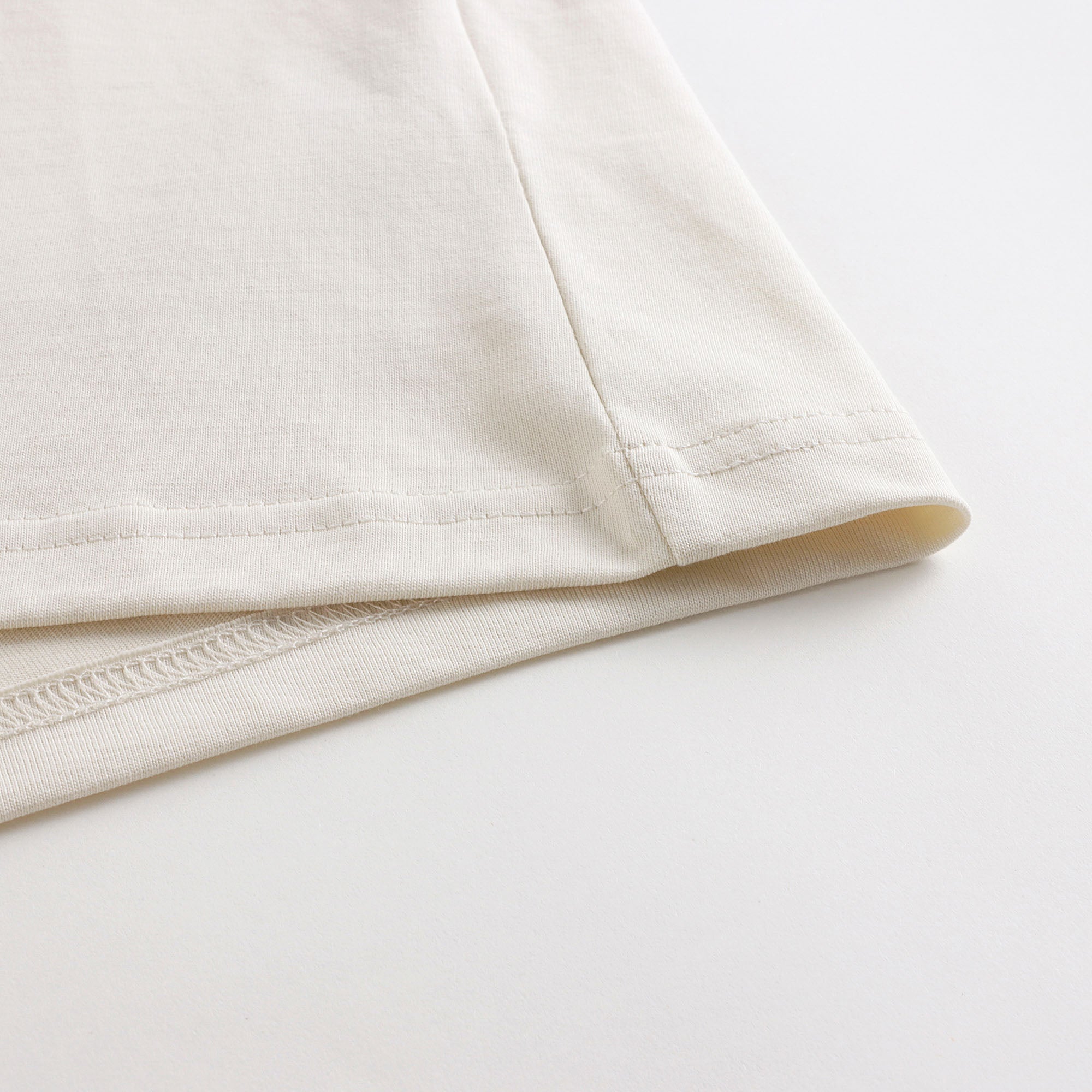 Boys Beige Logo Cotton T-Shirt