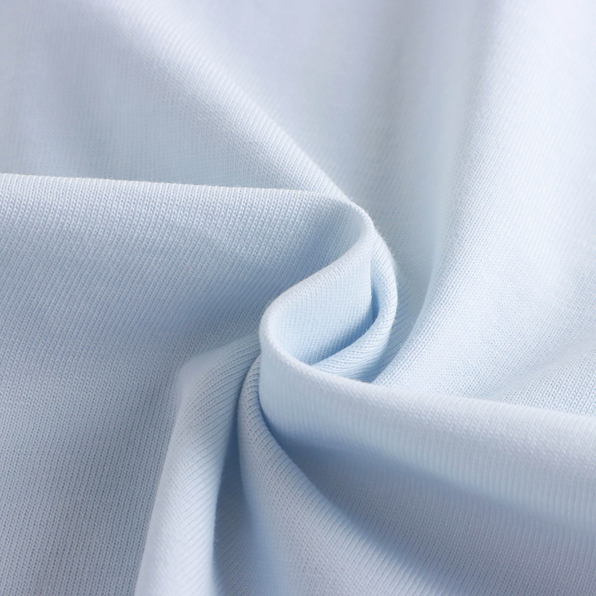 Boys Light Blue Logo Cotton T-Shirt