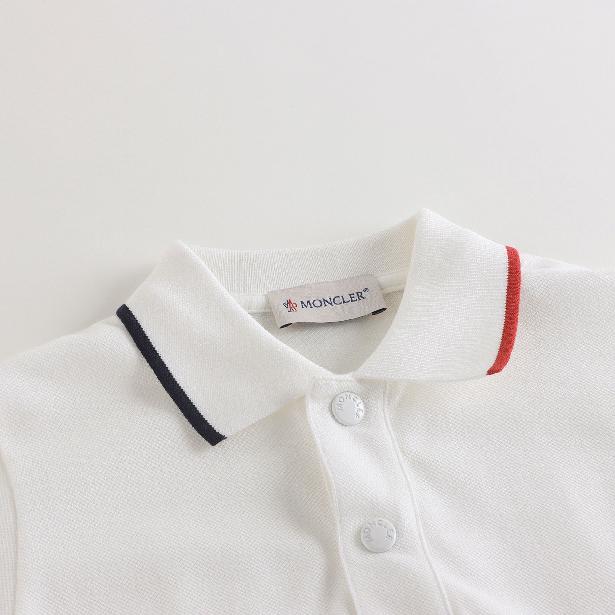 Boys White Cotton Polo Shirt